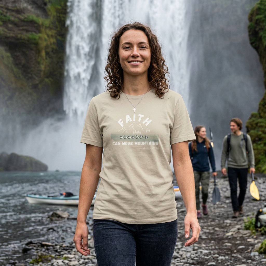 "Faith Can Move Mountains" T-shirt