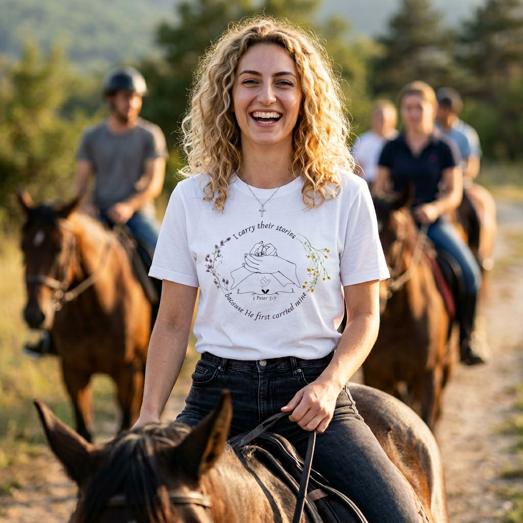 I Carry Their Stories Because He First Carried Mine T-shirt