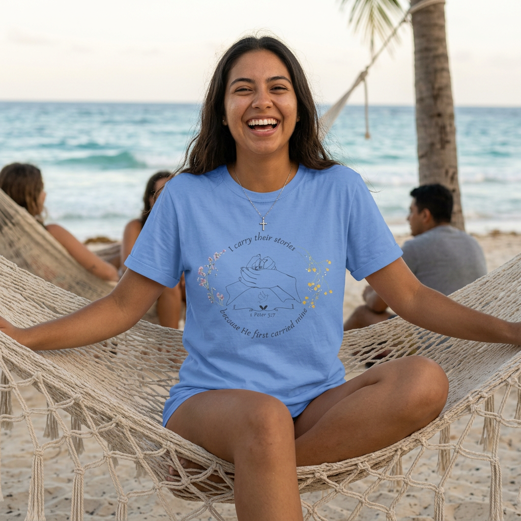 I Carry Their Stories Because He First Carried Mine T-shirt