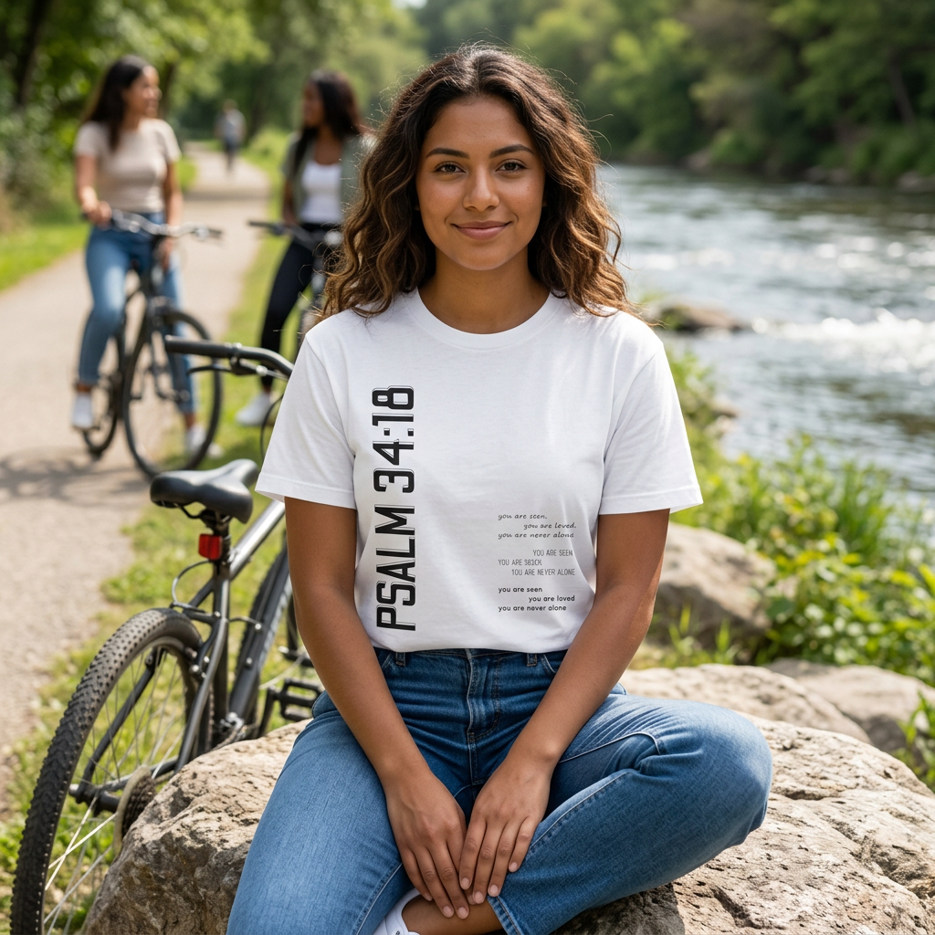Psalm 34:18 T-Shirt