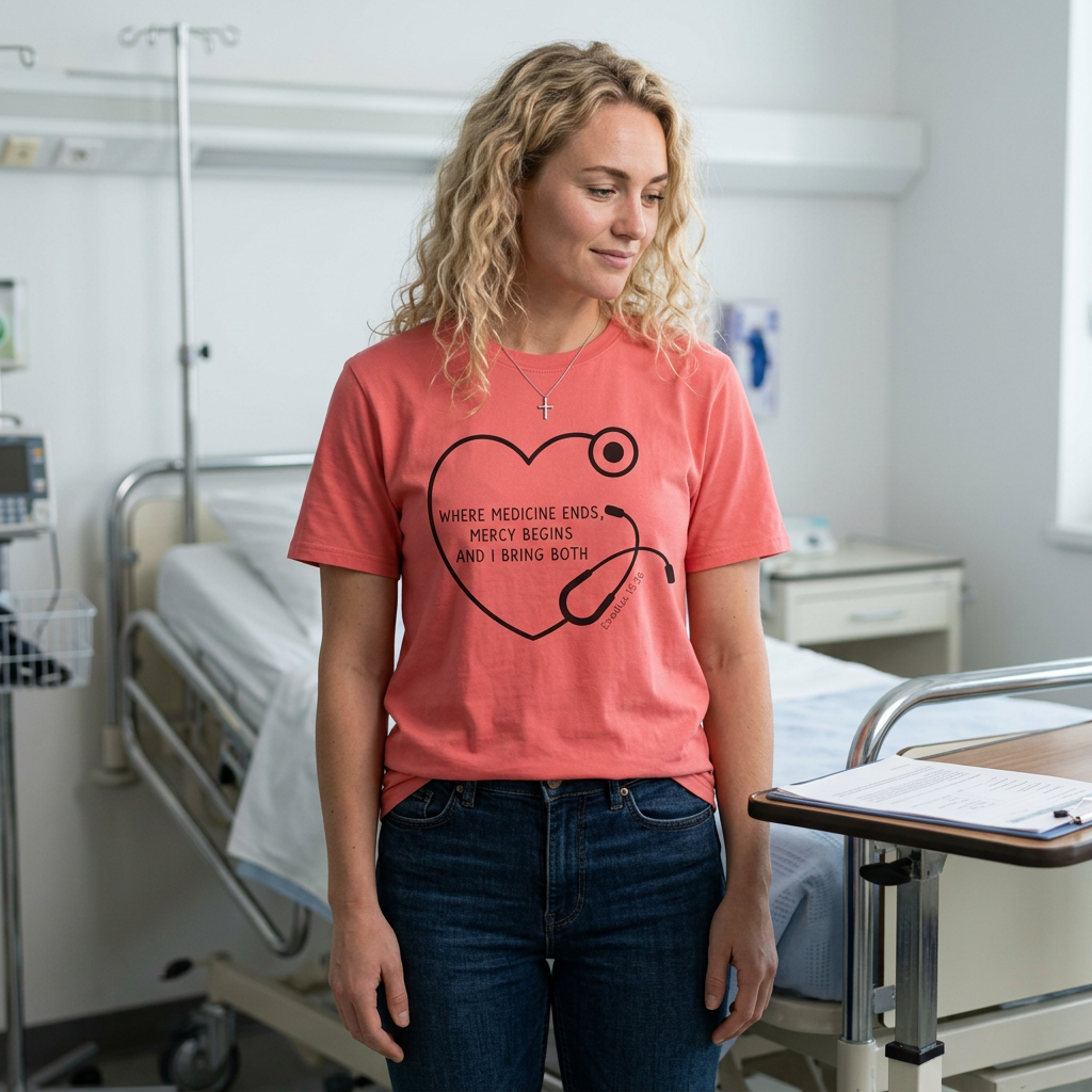 Mercy begins - Exodus 15:26 T-Shirt