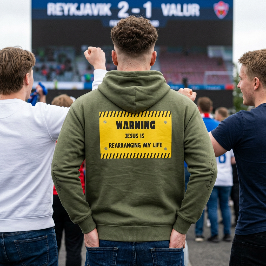 Warning: Jesus Is Rearranging My Life Hoodie