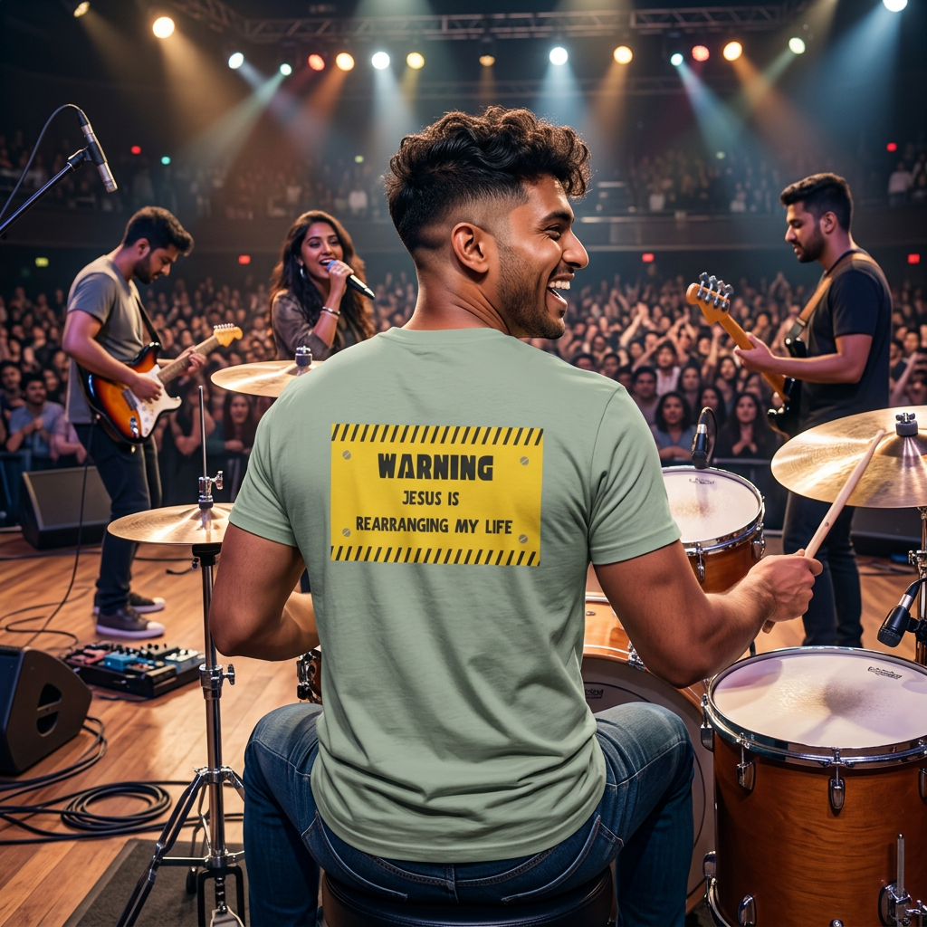 Warning Jesus Is Rearranging My Life T-Shirt