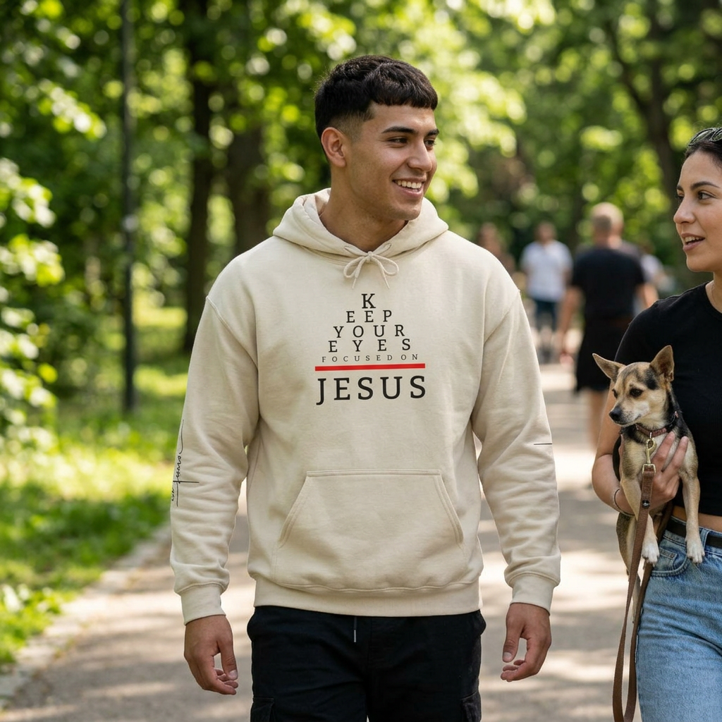 Keep Your Eyes On Jesus Hoodie
