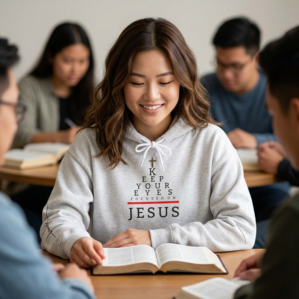 Keep Your Eyes On Jesus Hoodie
