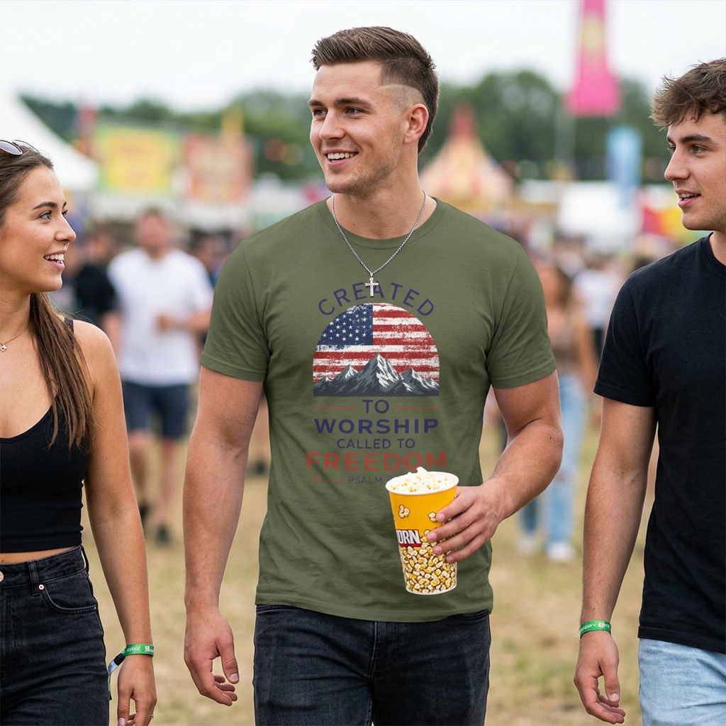 Created to worship called to freedom T-Shirt