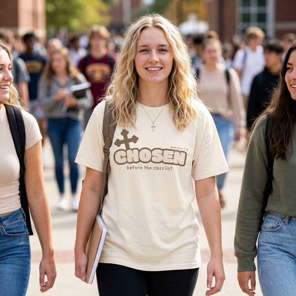"Chosen before the class list" Oversized T‑Shirt