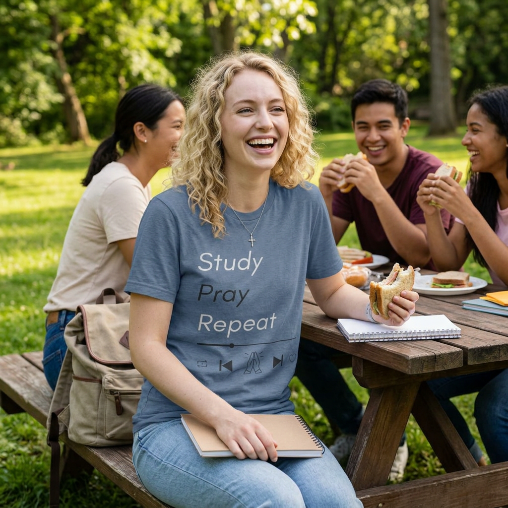 Study Pray Repeat T-Shirt