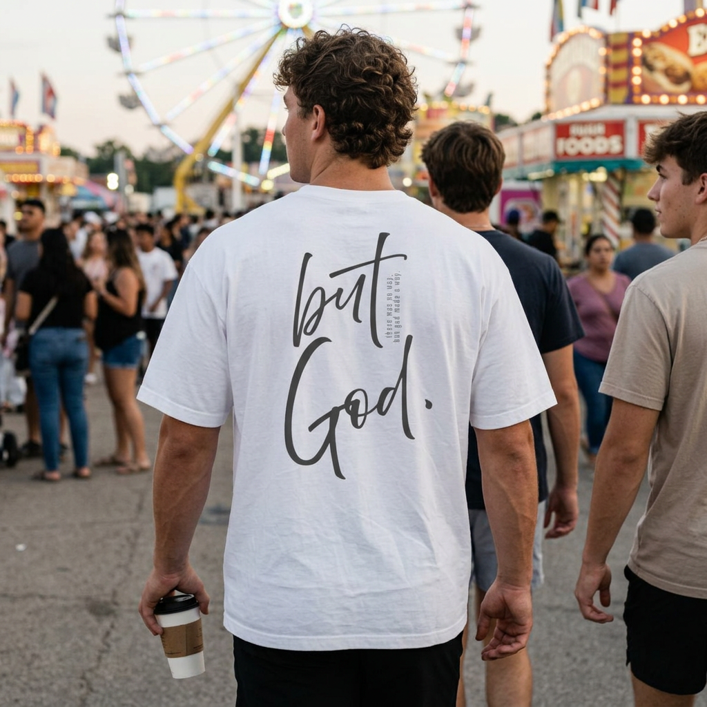 There Was No Way, But God Made a Way Oversized Boxy T-Shirt