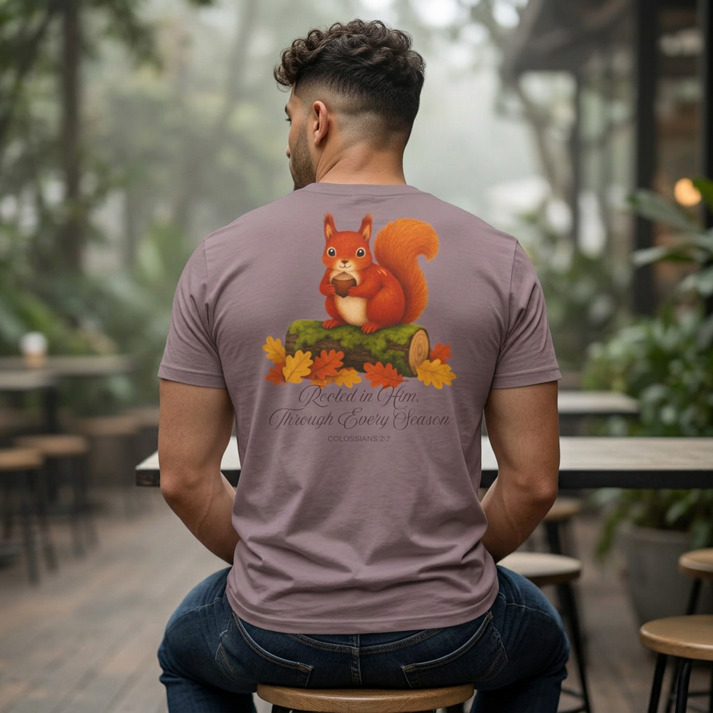 Rooted in Him, Through every season T-Shirt