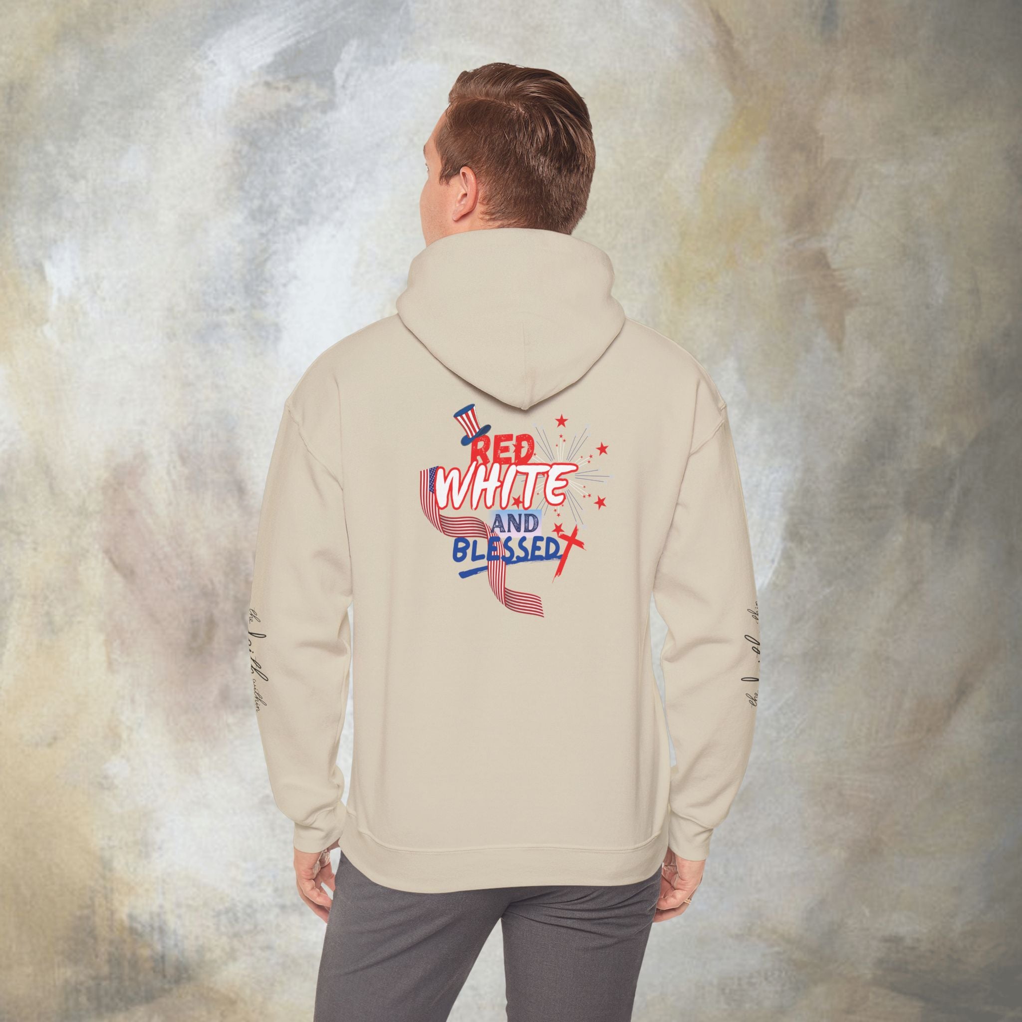 Red White and Blessed Hoodie