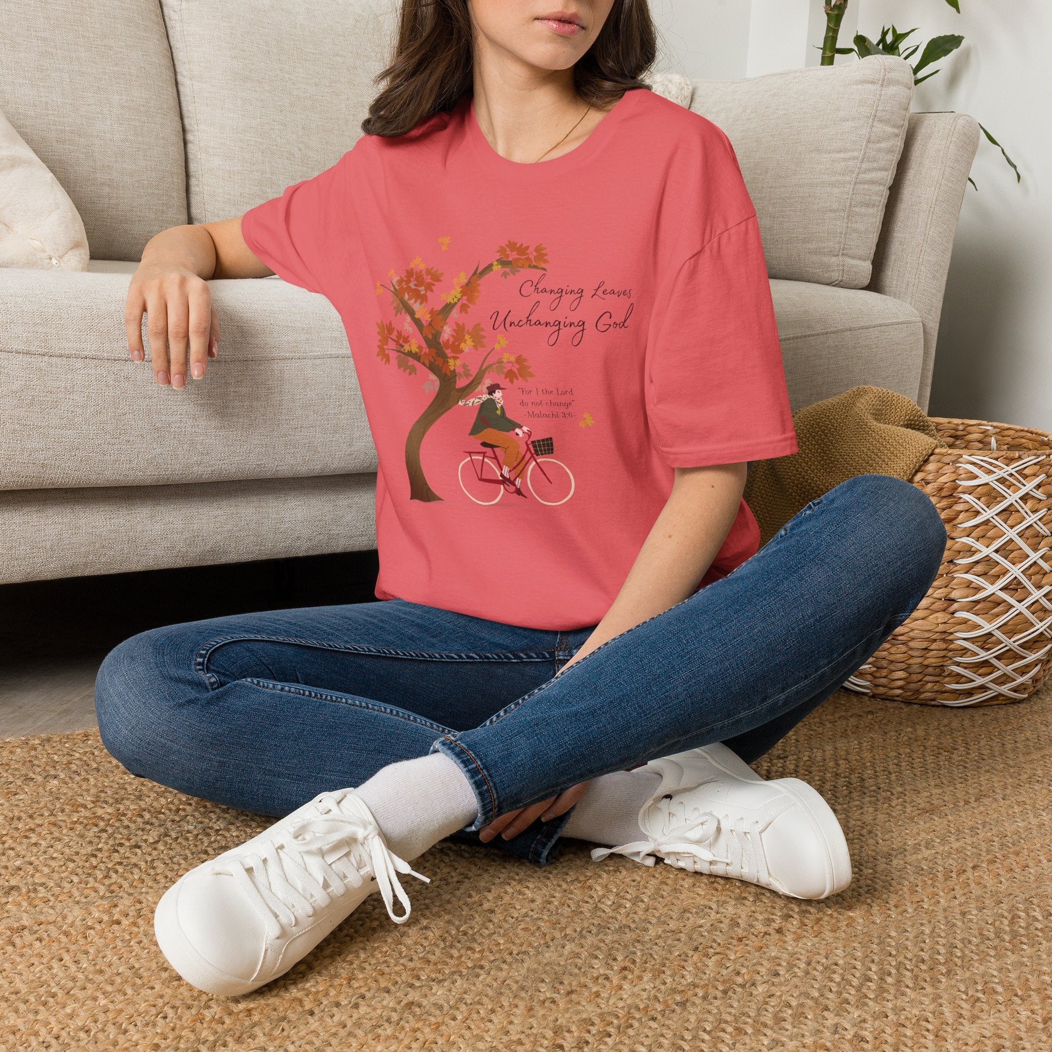 "Changing Leaves, Unchanging God" T-Shirt
