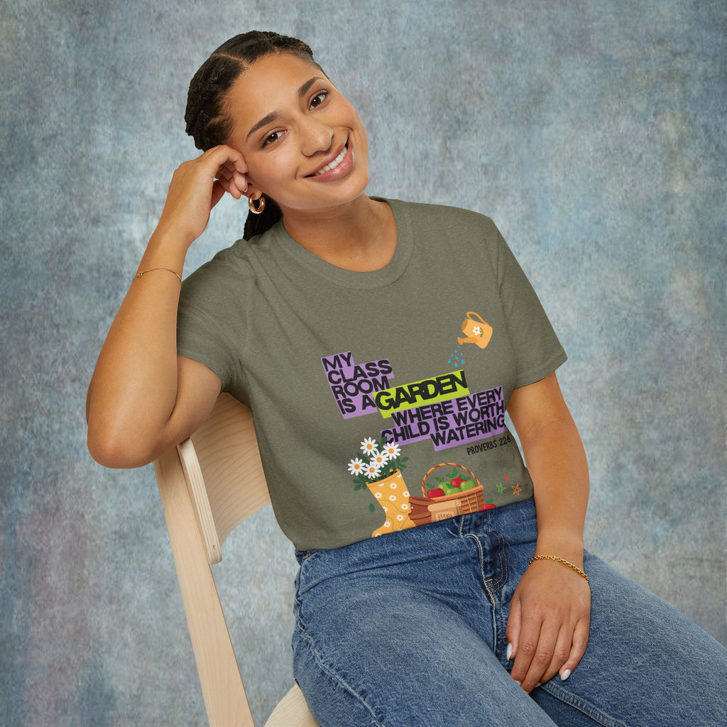 My Classroom Is a Garden Proverb 22:6 T-Shirt