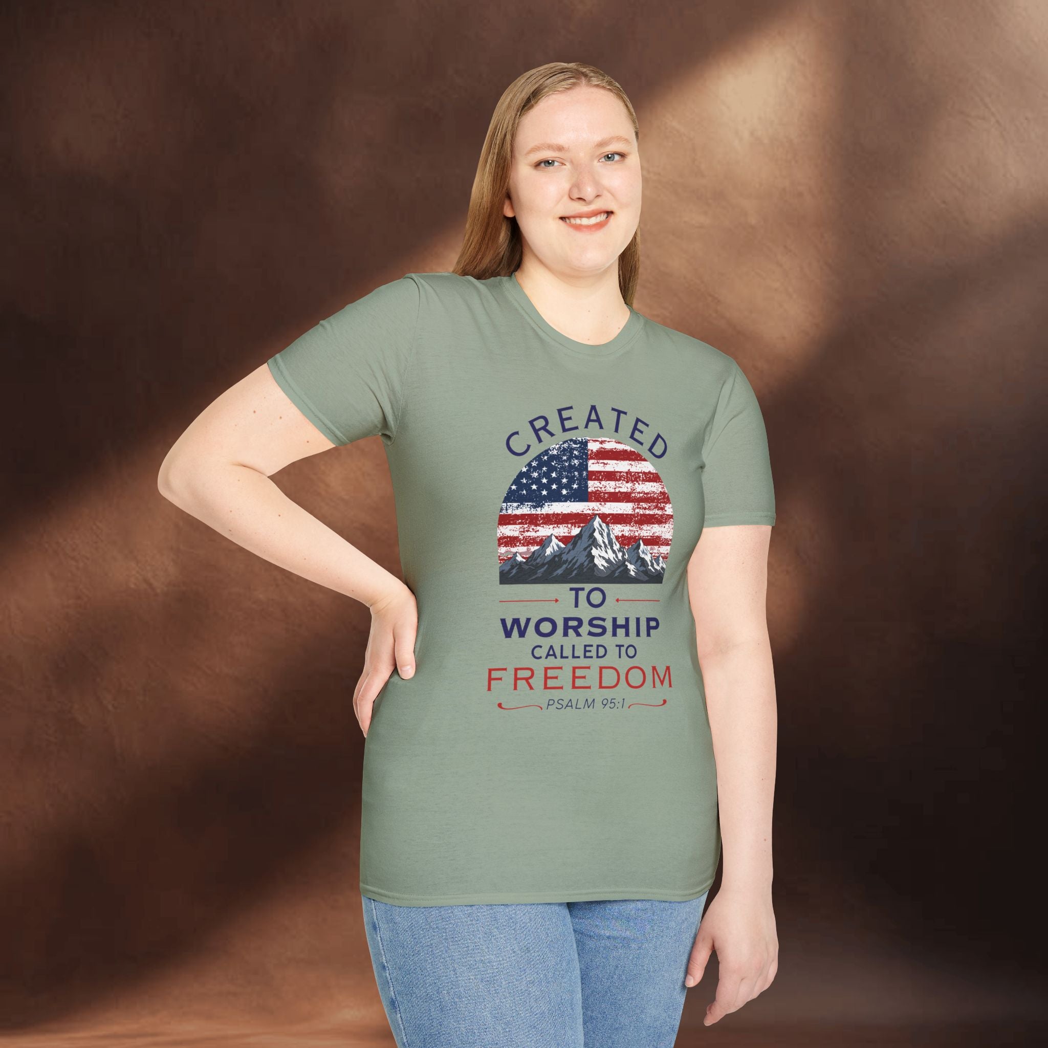 Created to worship called to freedom T-Shirt