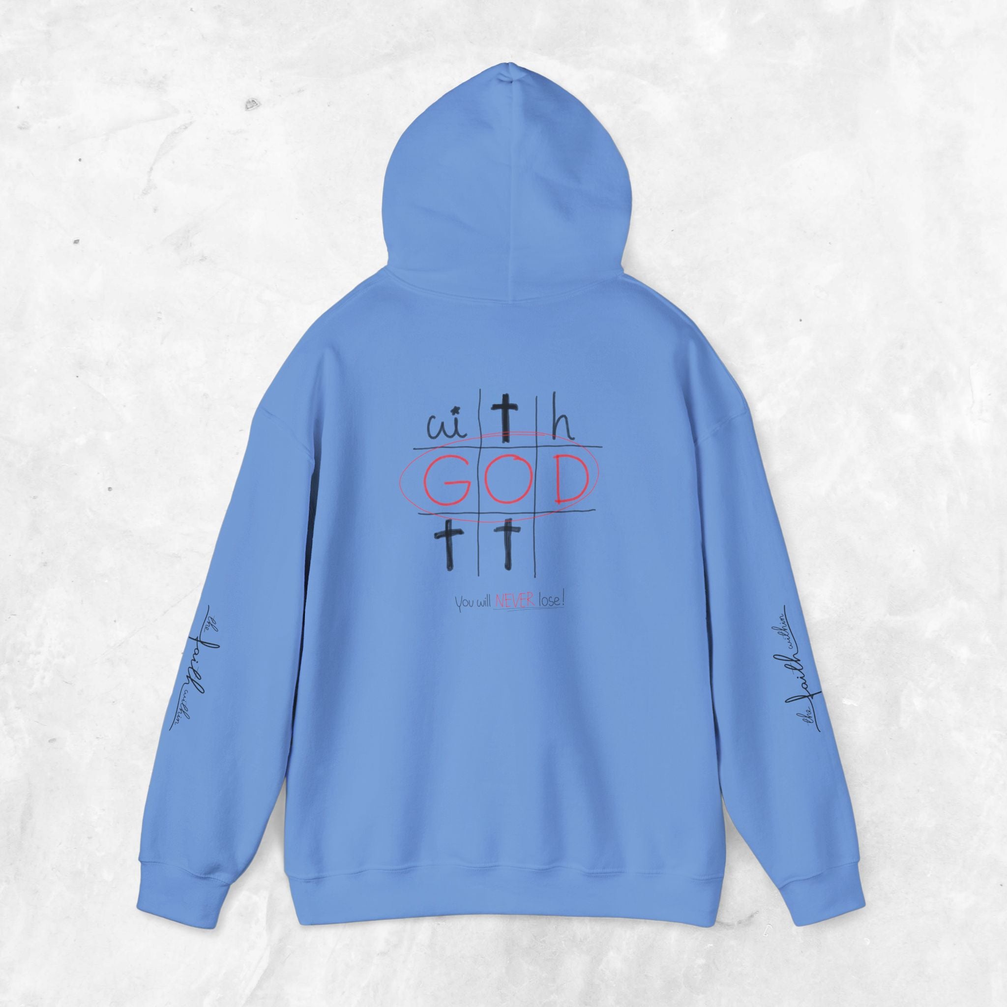 With God you will never lose hoodie