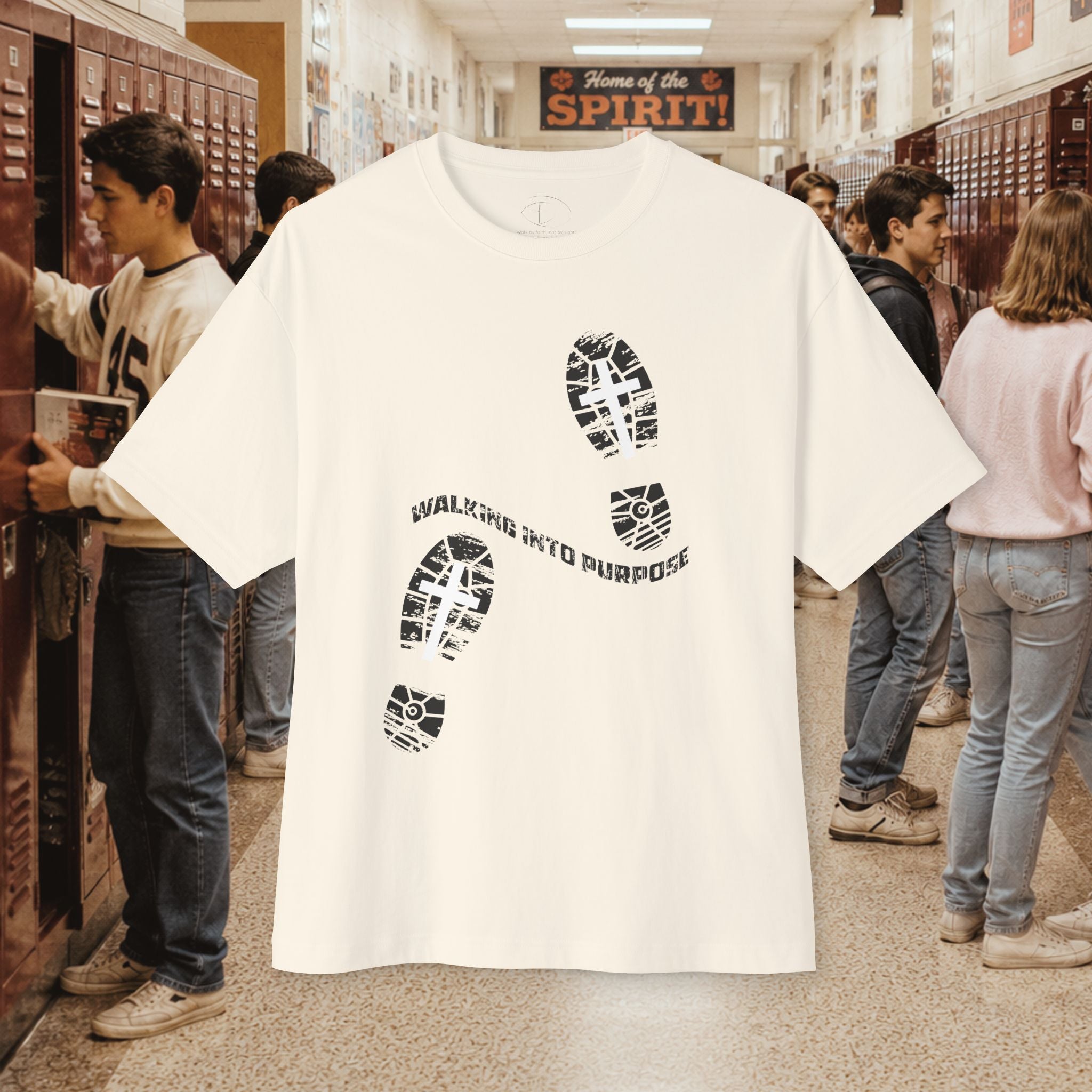 Walk Into Purpose Oversized Boxy T-Shirt