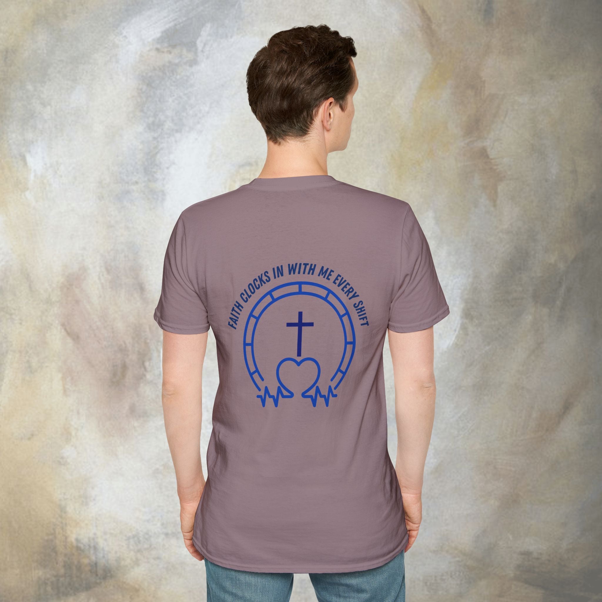 Faith clocks in with me every shift T-Shirt
