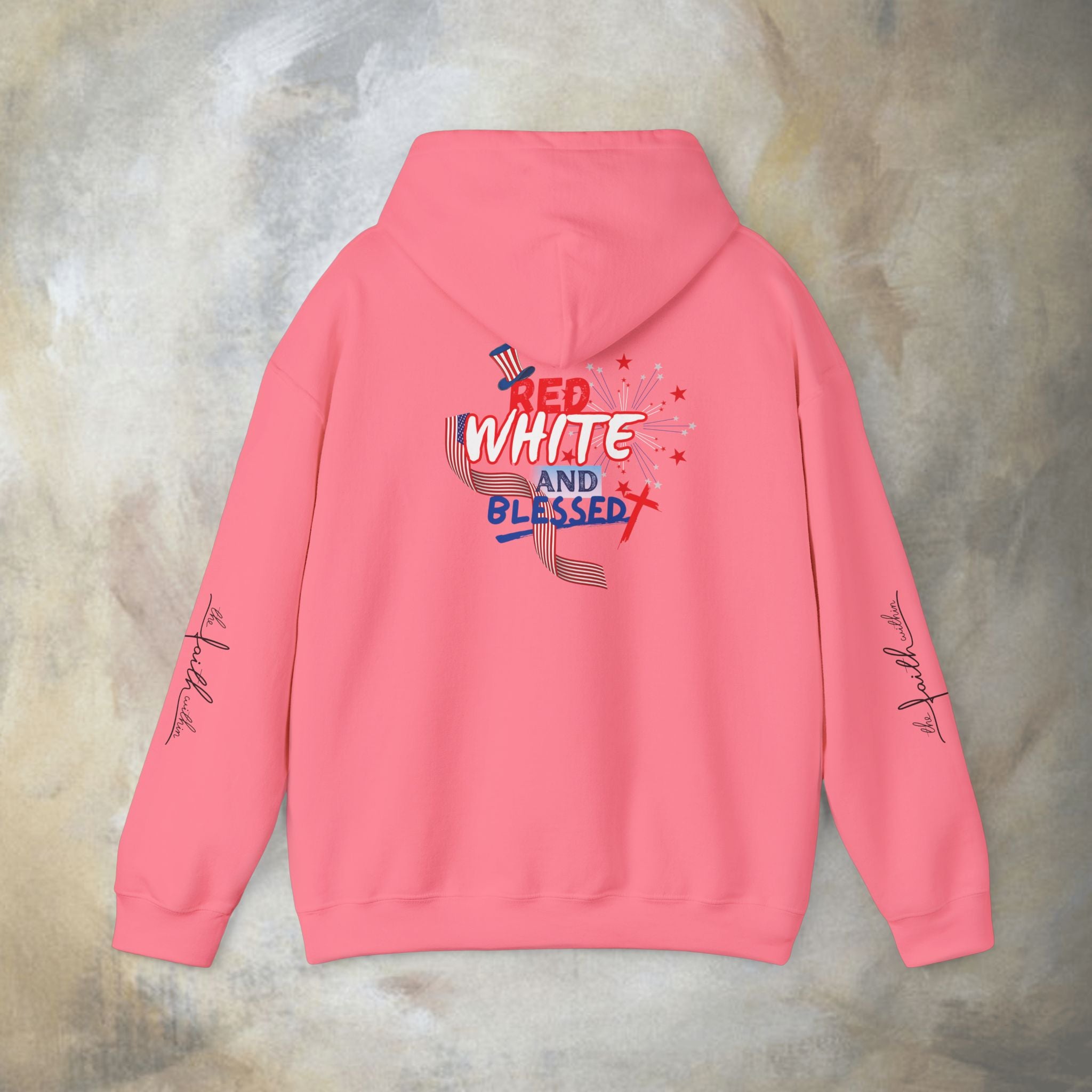 Red White and Blessed Hoodie