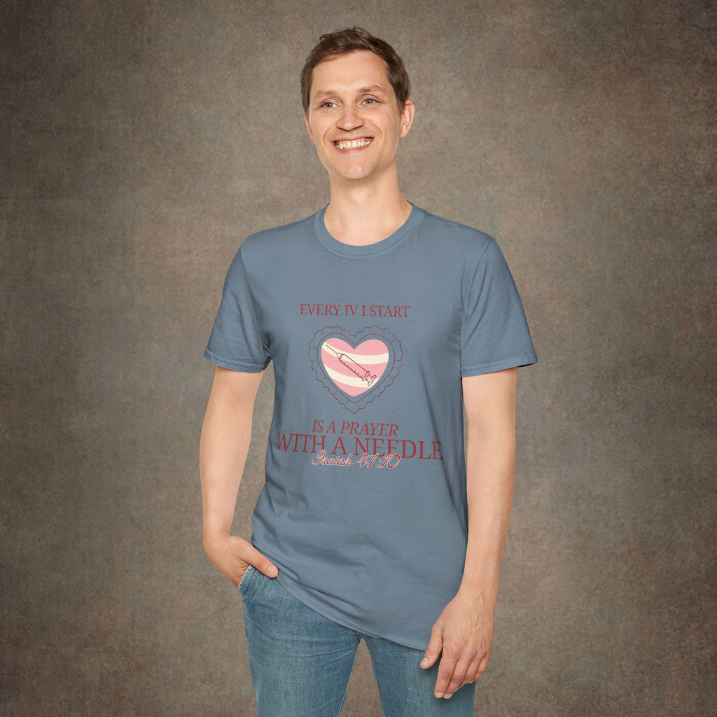 The Prayer with a needle - Isaiah 41:10 T-Shirt