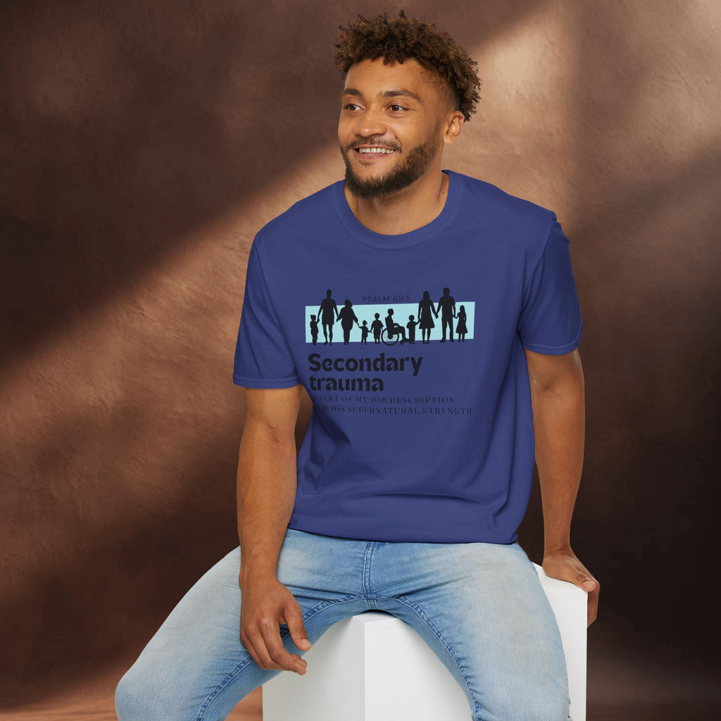 His Supernatural Strength - Psalm 68:5 T-Shirt