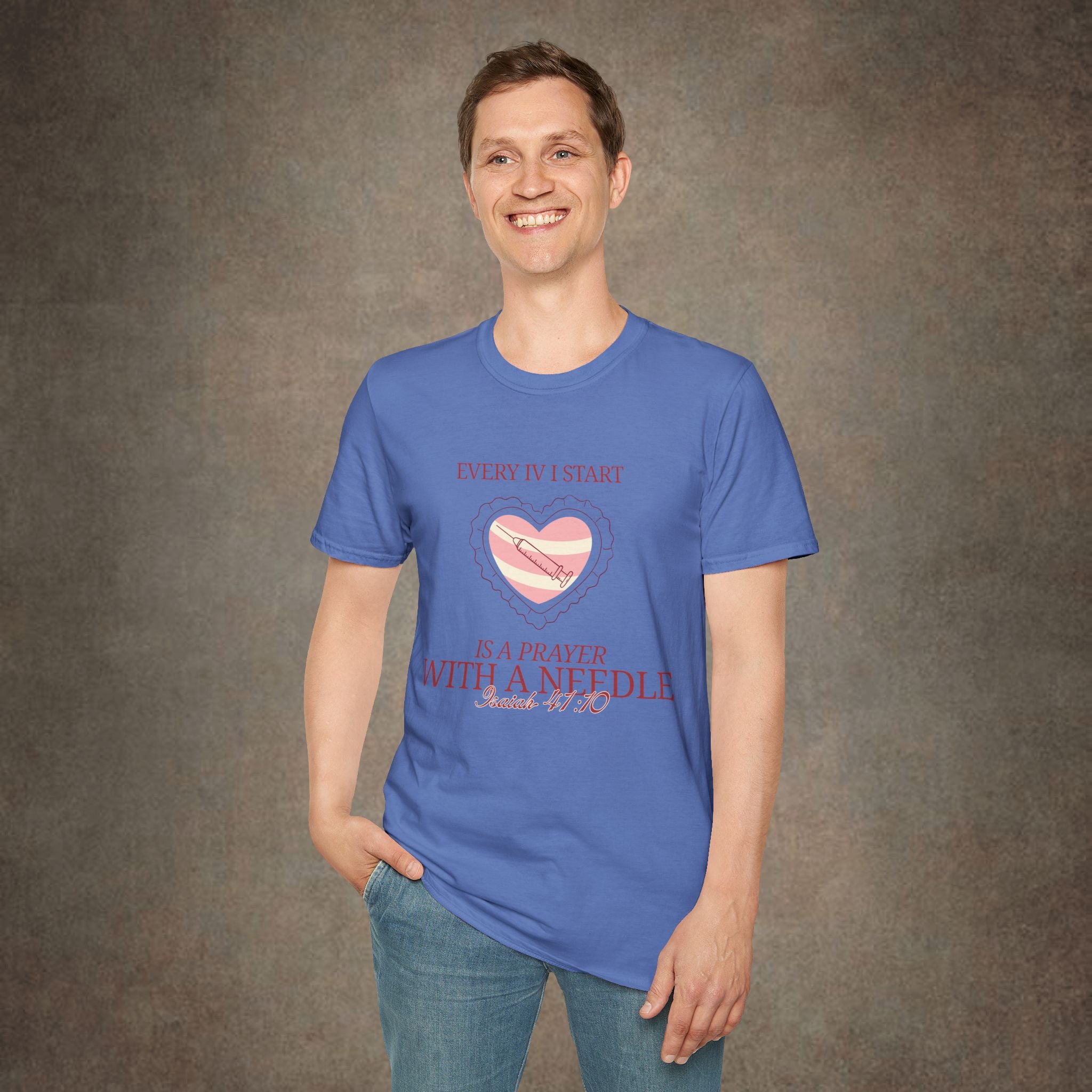 The Prayer with a needle - Isaiah 41:10 T-Shirt