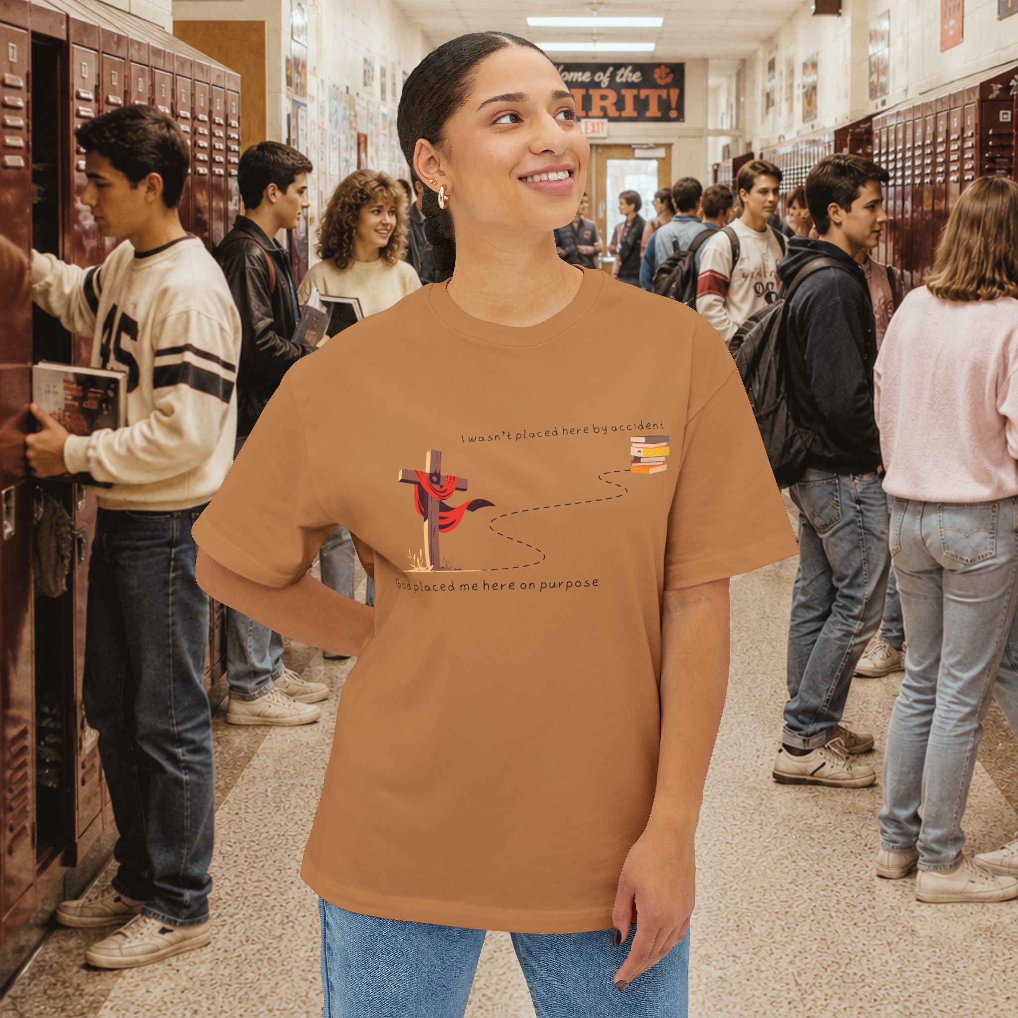 I Wasn’t Placed Here by Accident Oversized T-Shirt