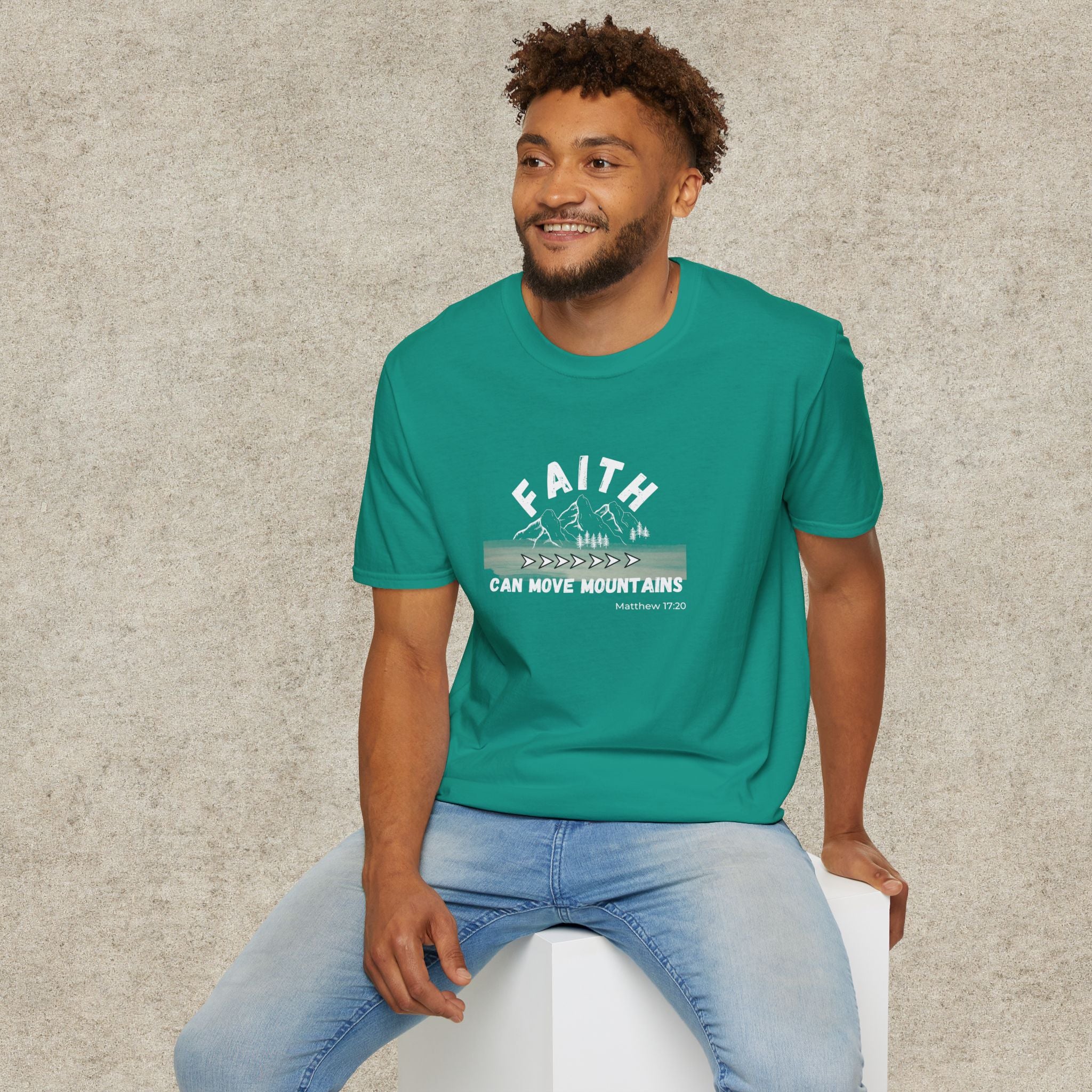 "Faith Can Move Mountains" T-shirt