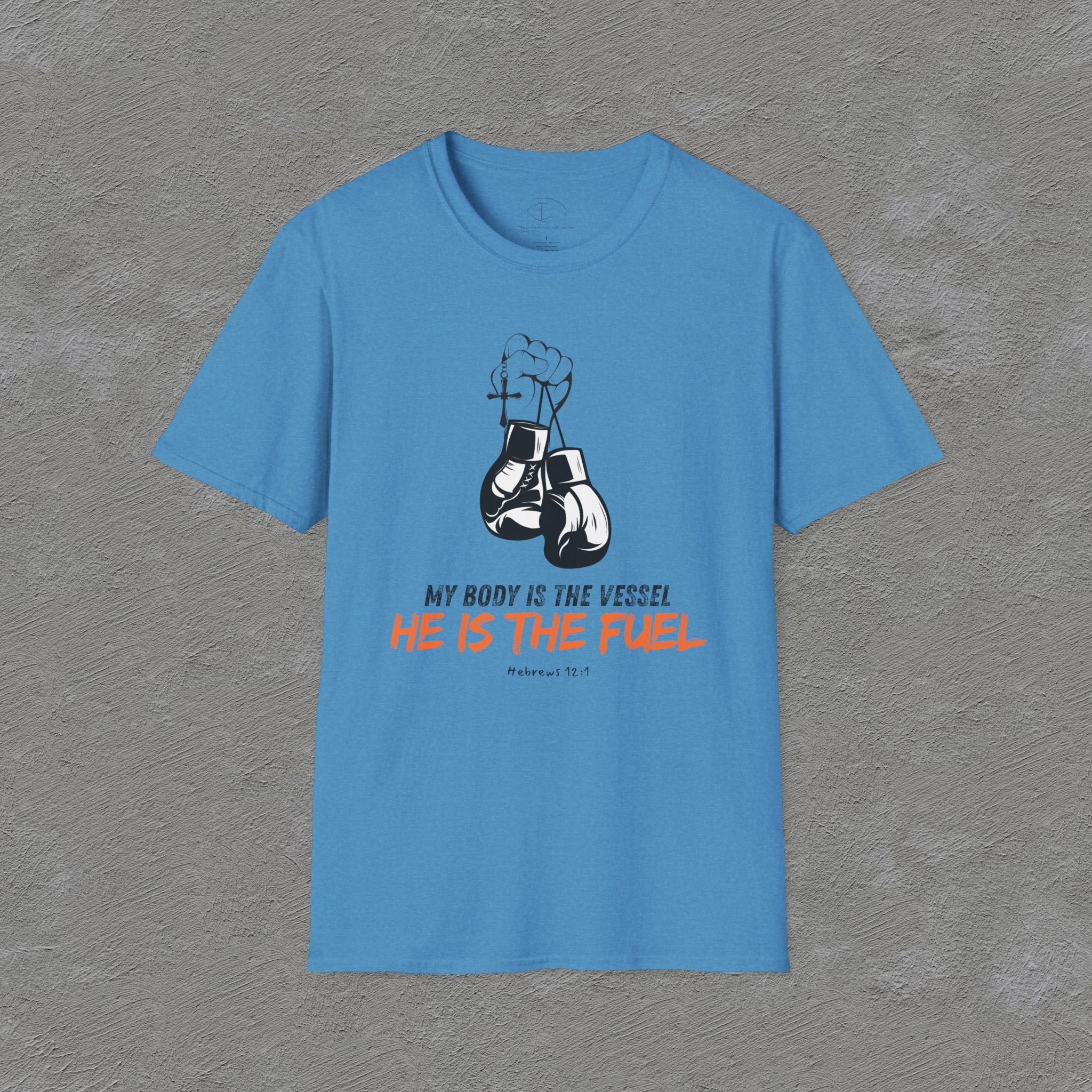 He is the fuel - Hebrews 12:1 T-shirt