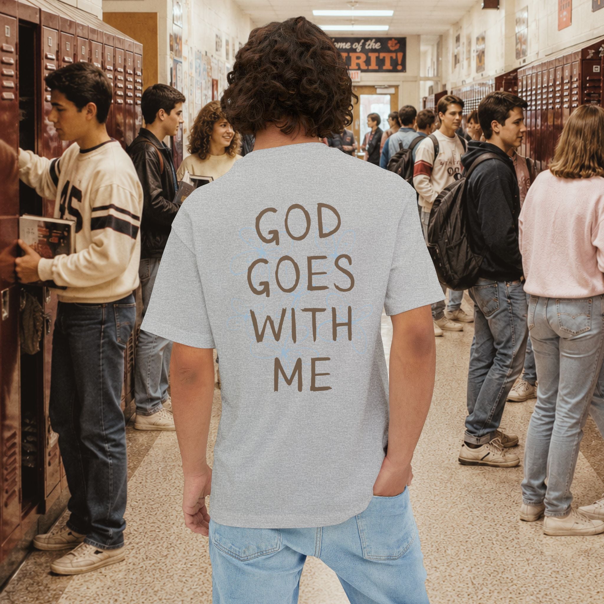 God Goes With Me Oversize T-Shirt