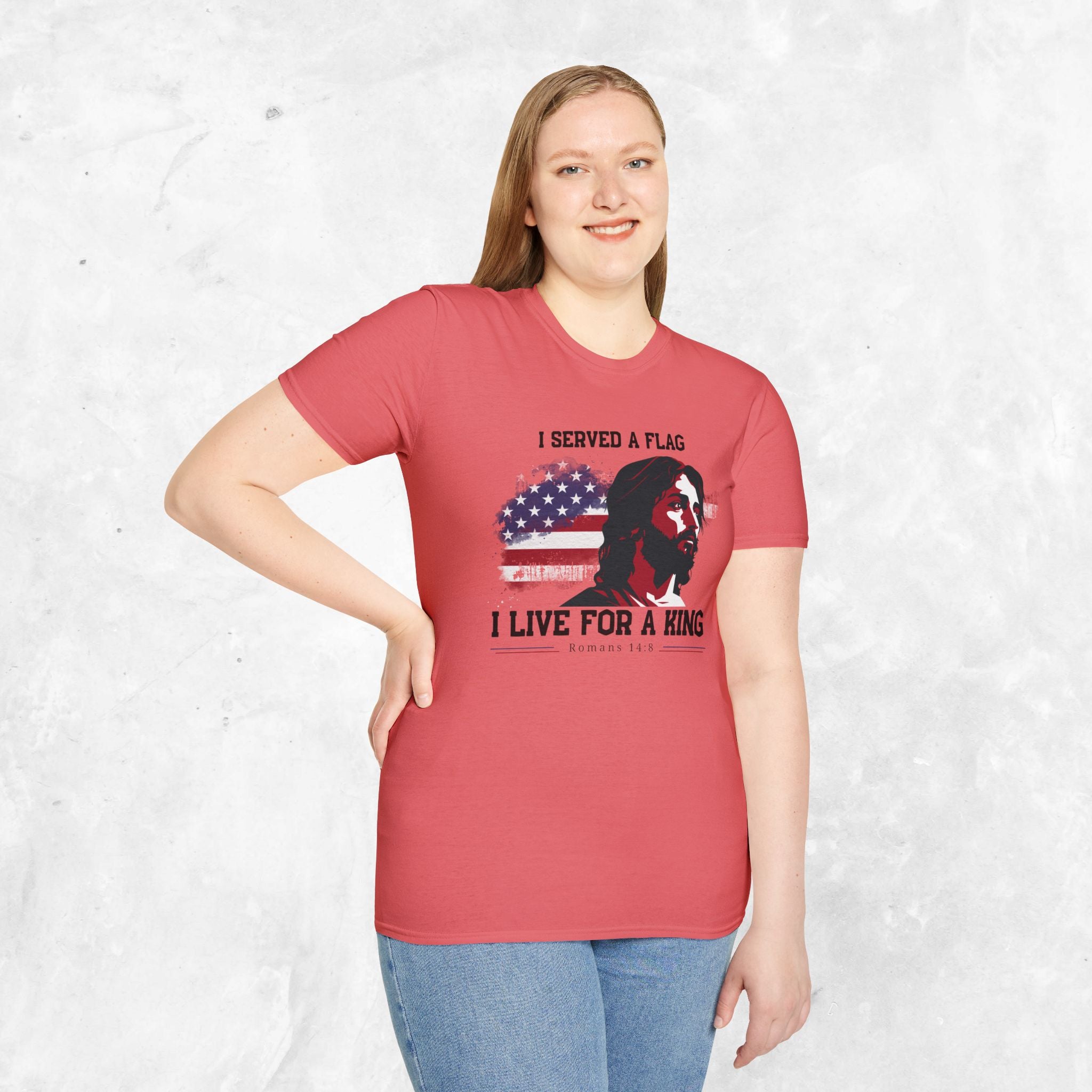 I Served a Flag, I Live for a King T-Shirt