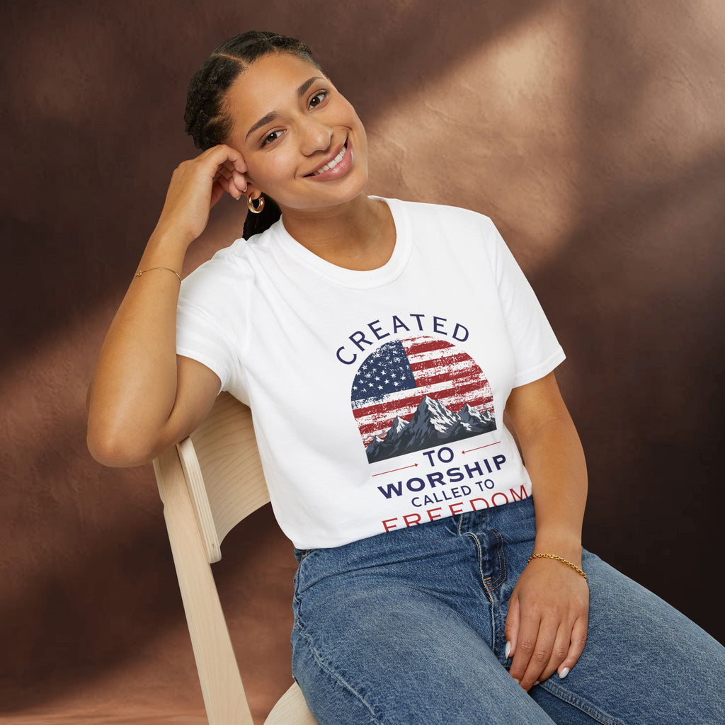 Created to worship called to freedom T-Shirt
