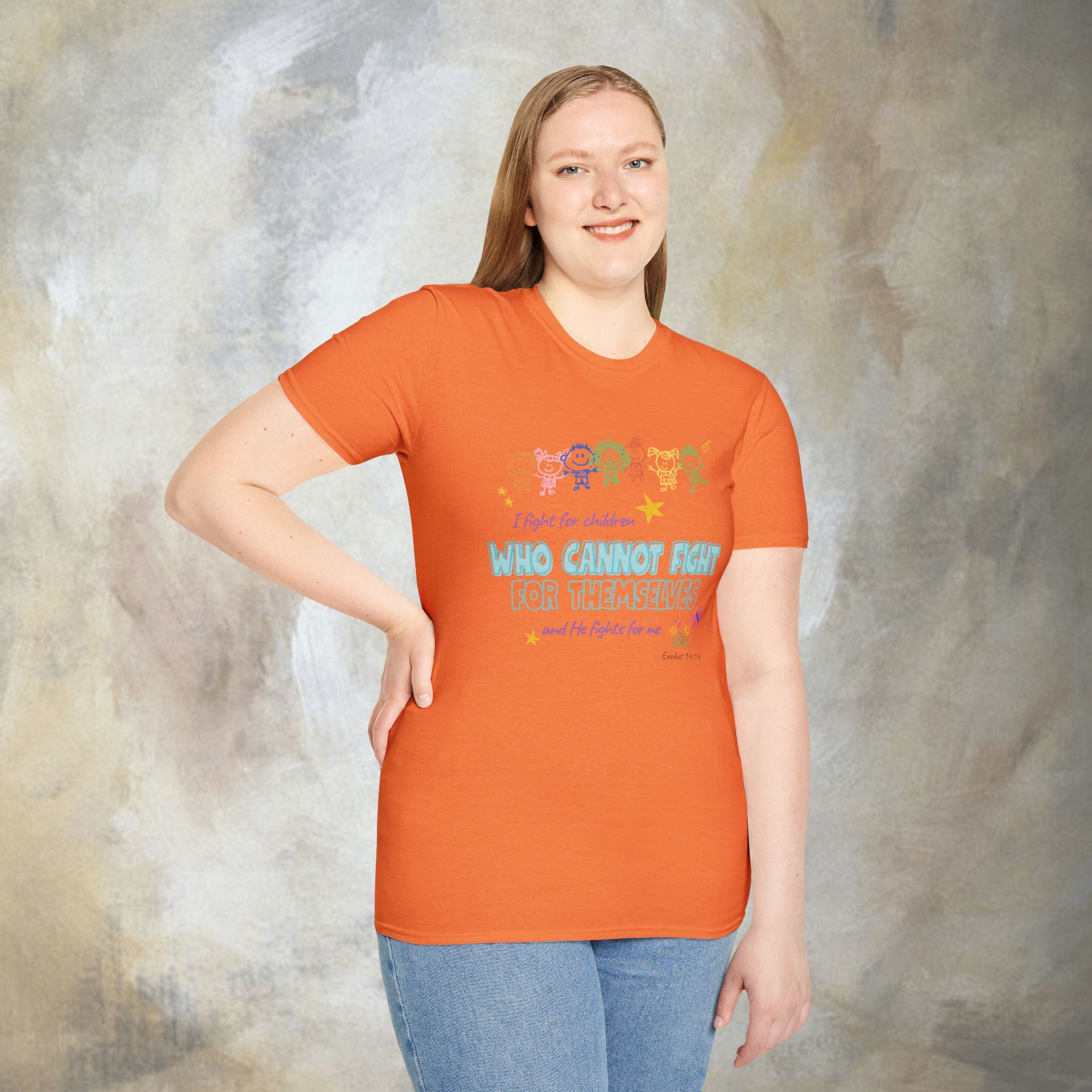 I Fight for Children Who Cannot Fight for Themselves, and He Fights for Me T-Shirt