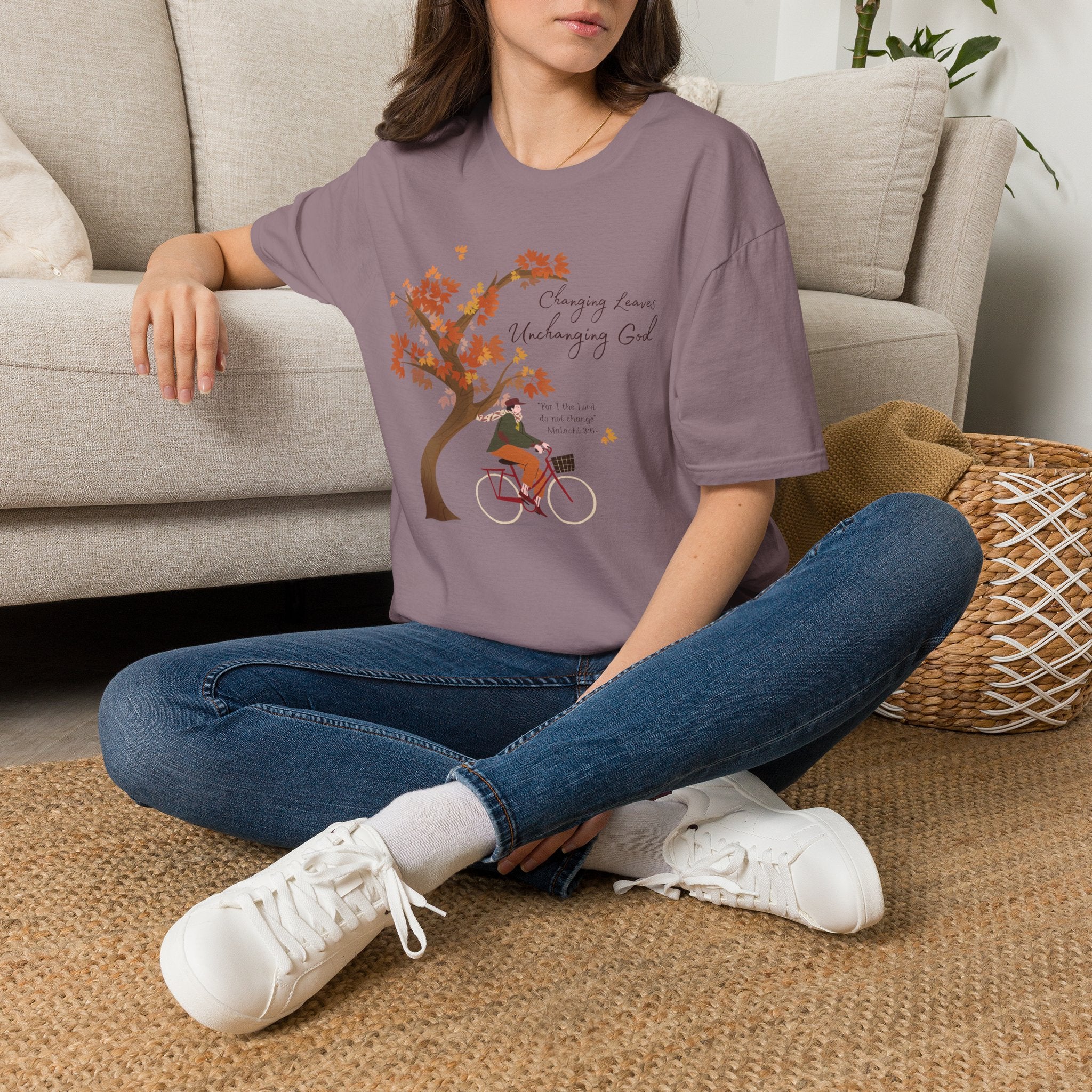 "Changing Leaves, Unchanging God" T-Shirt