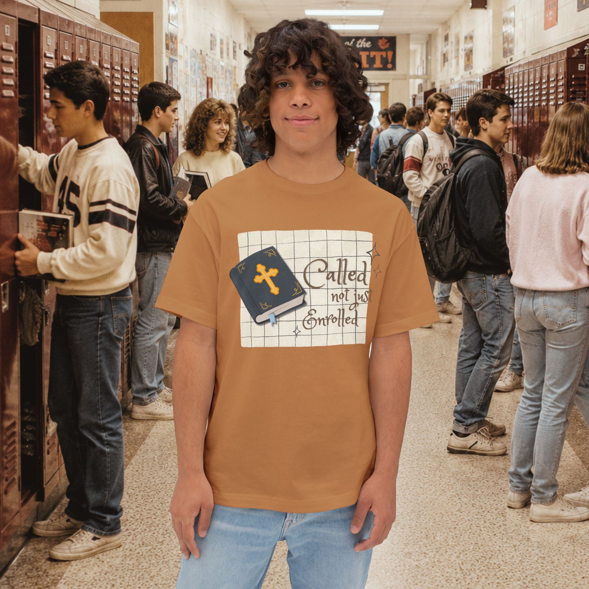 Called Not Just Enrolled Oversized Boxy T-Shirt