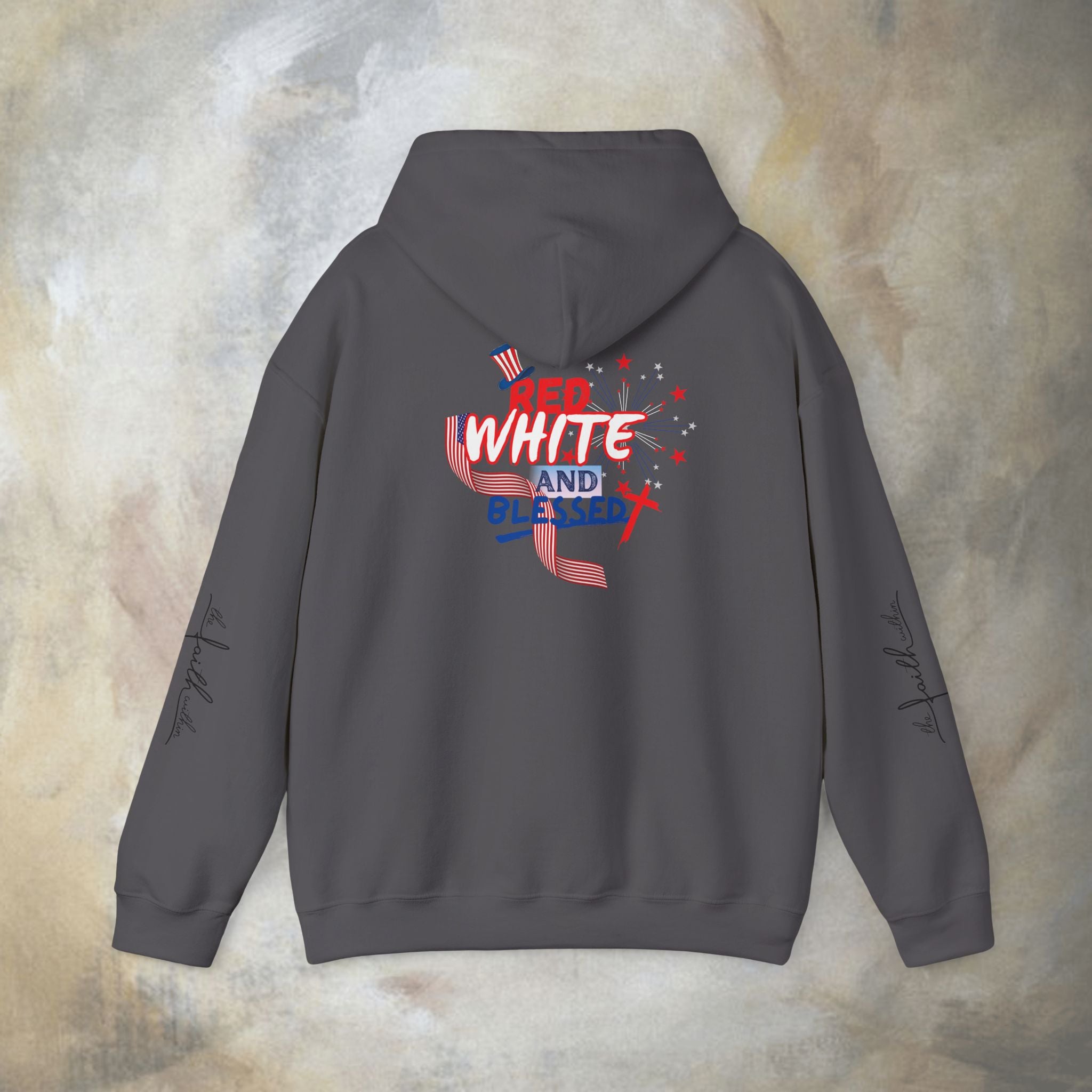 Red White and Blessed Hoodie
