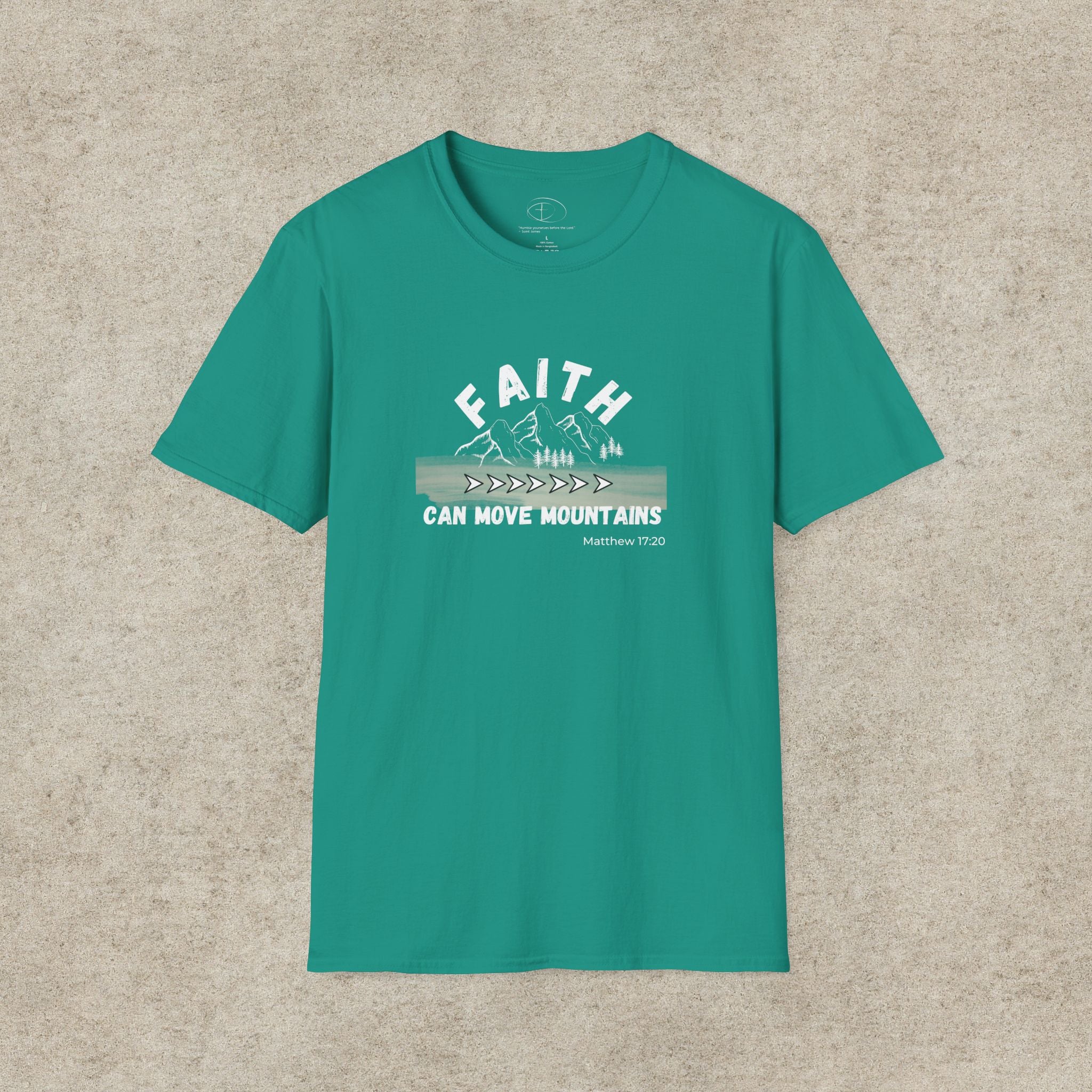 "Faith Can Move Mountains" T-shirt