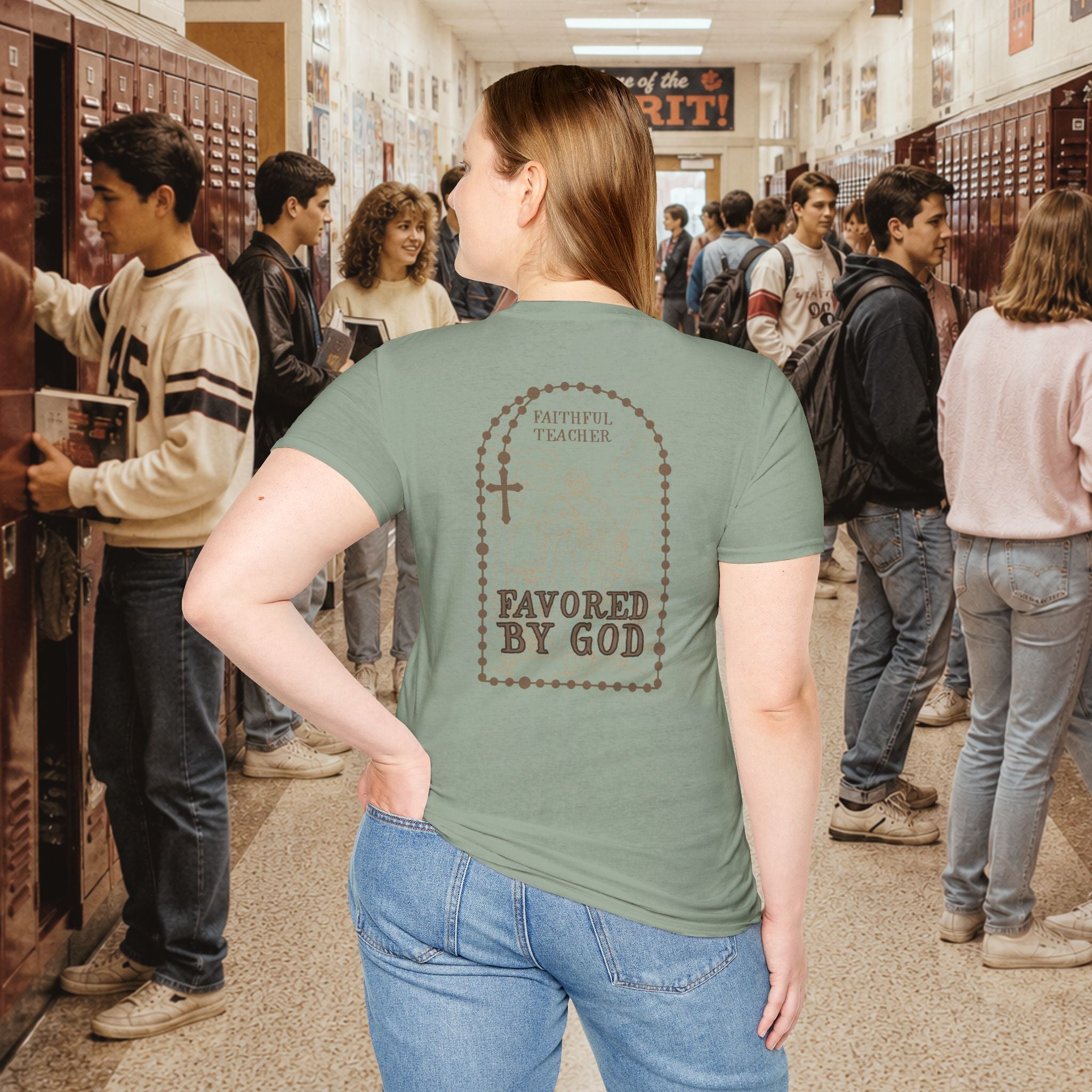 Faith Within T-Shirt — Inspirational Christian Script Tee
