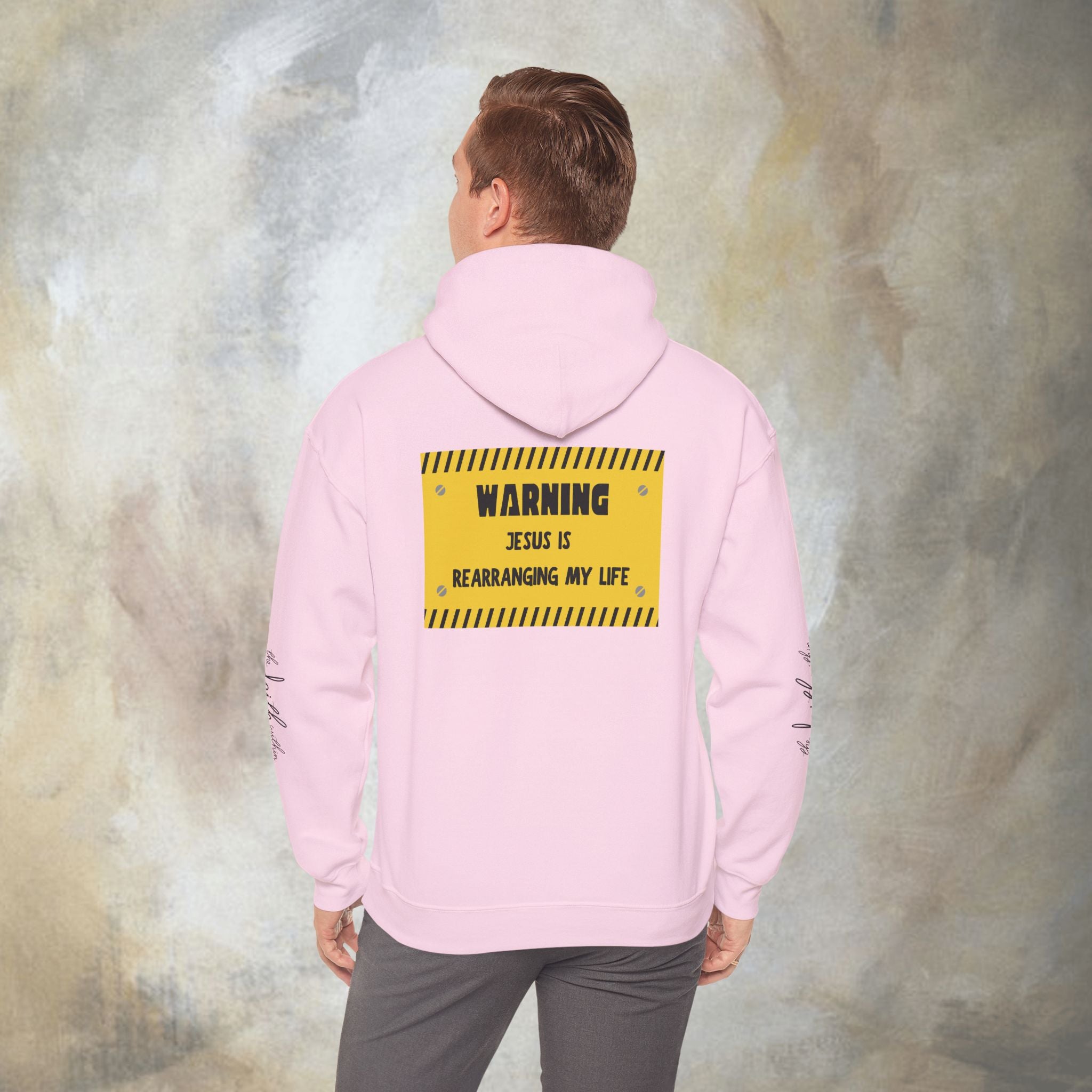 Warning: Jesus Is Rearranging My Life Hoodie