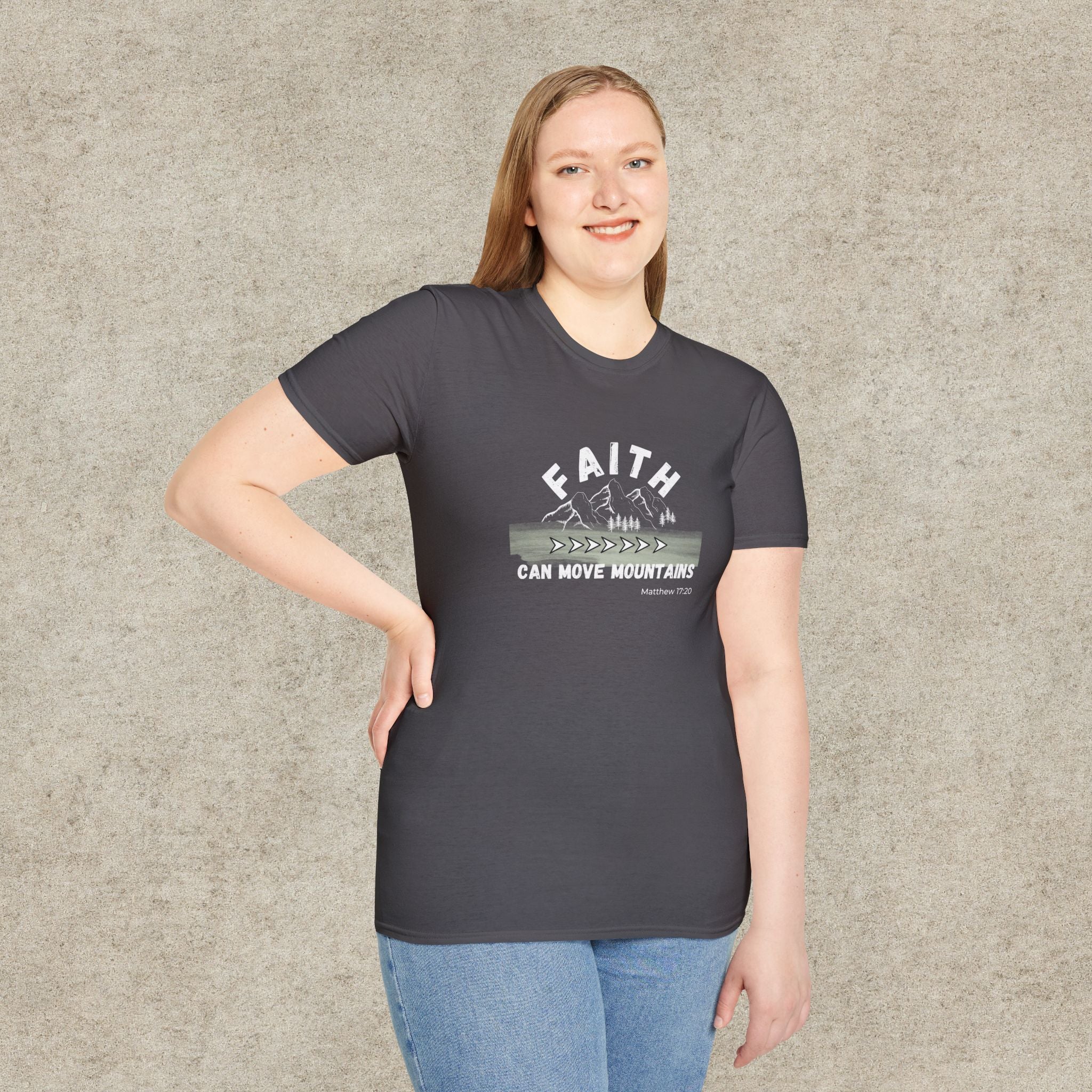 "Faith Can Move Mountains" T-shirt