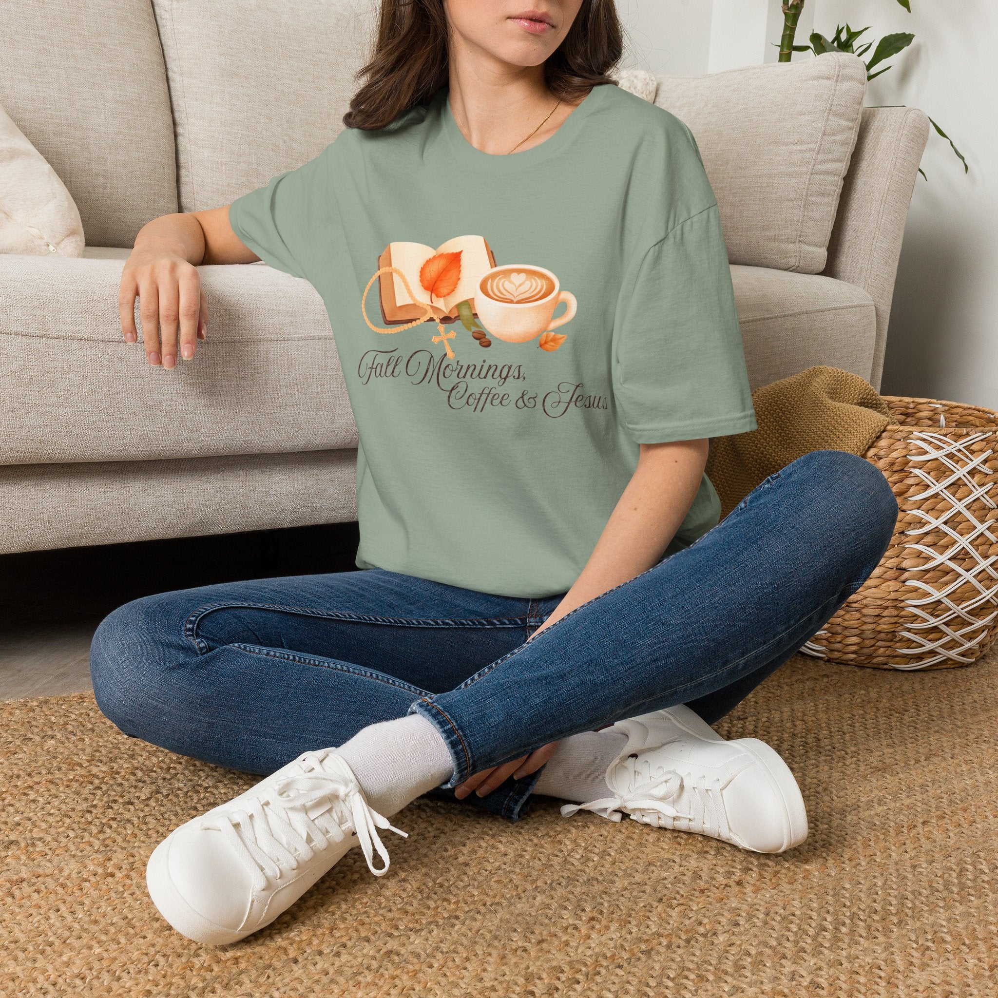 Fall Mornings Coffee T-Shirt