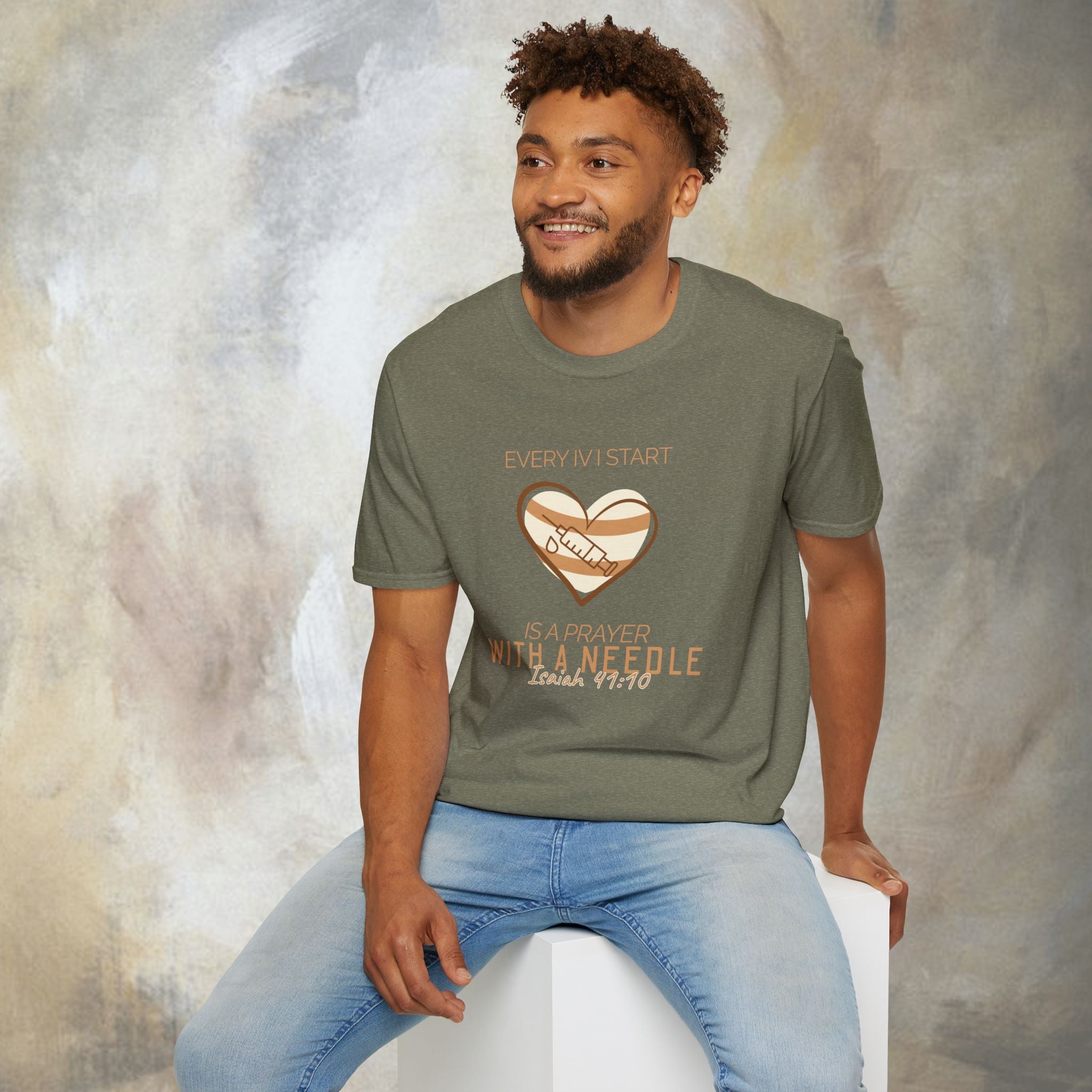 The prayer with a needle T-shirt