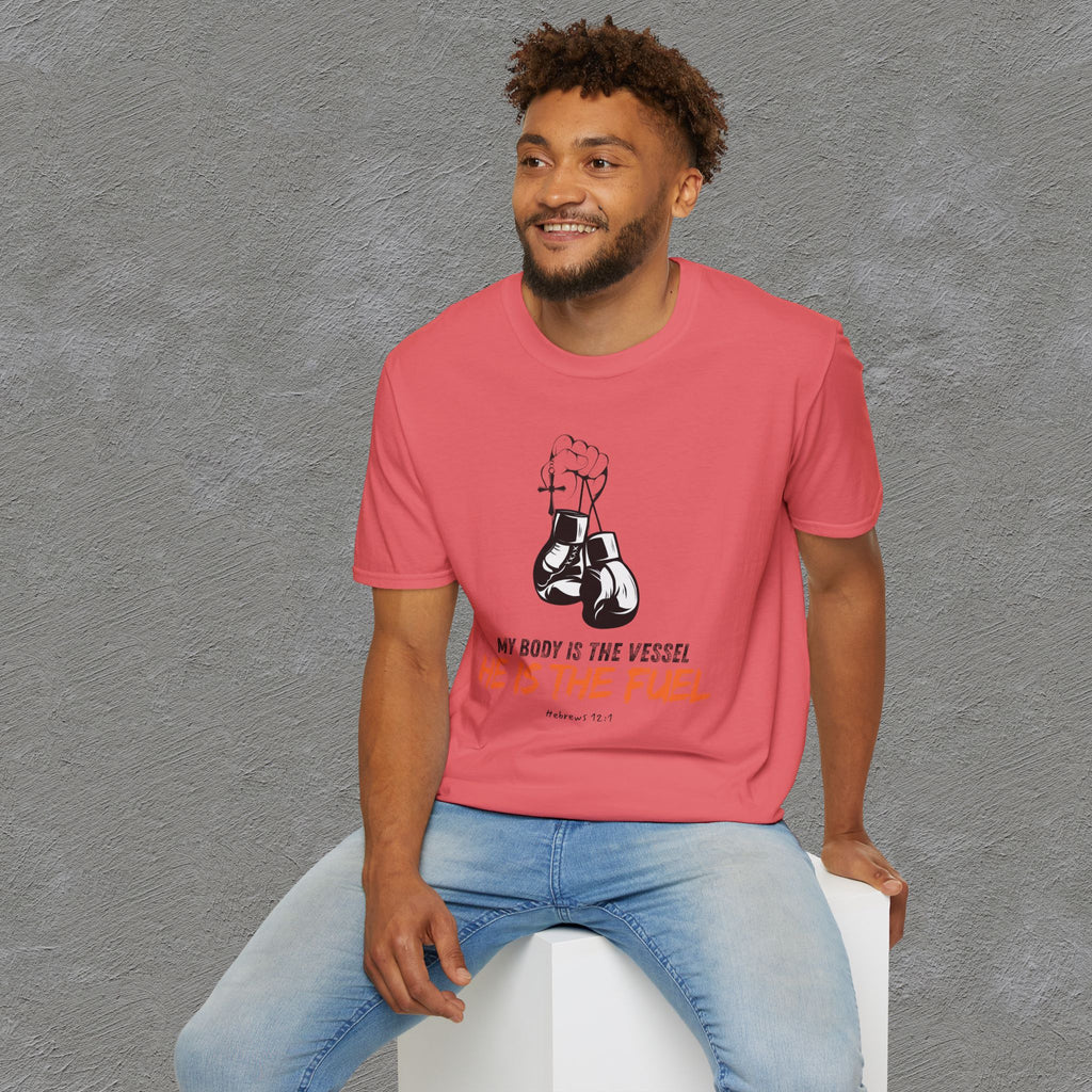 He is the fuel - Hebrews 12:1 T-shirt