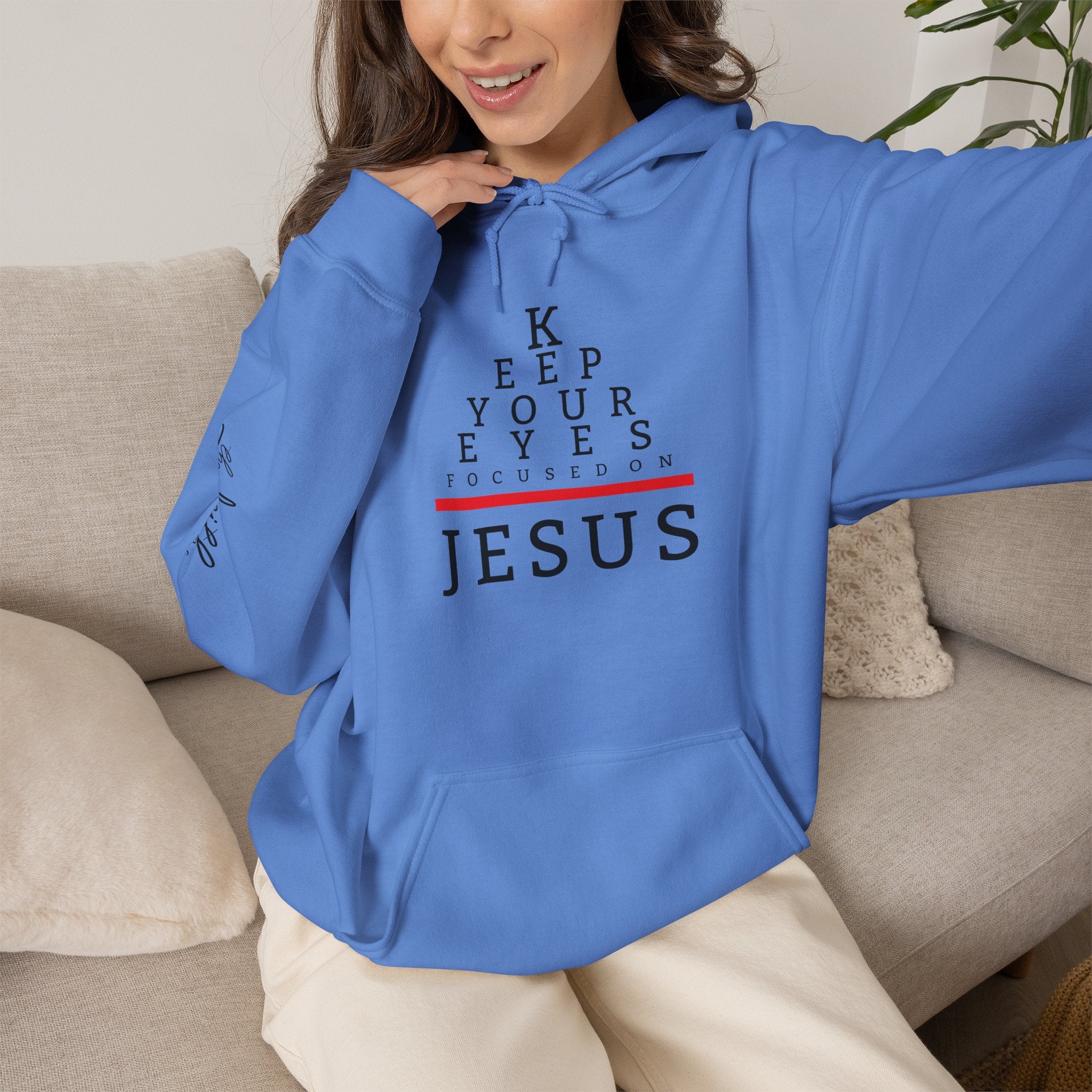 Keep Your Eyes On Jesus Hoodie