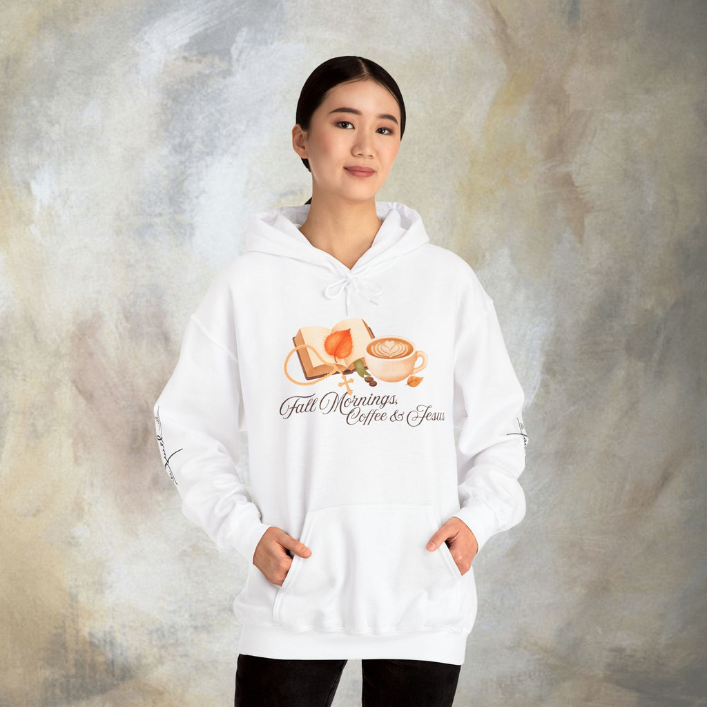 Fall Mornings: Coffee & Jesus Hoodie
