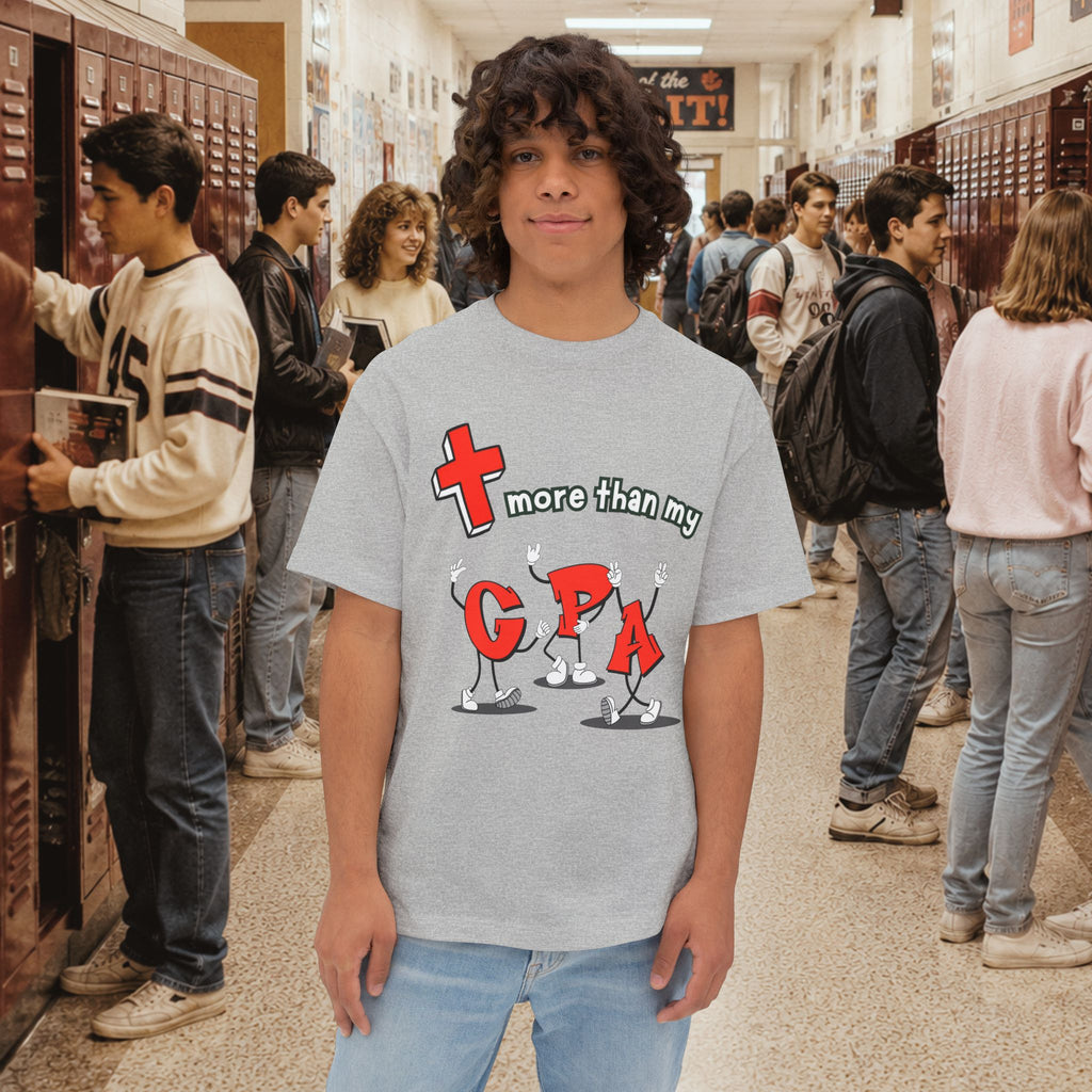 More Than My GPA Oversized Boxy T-Shirt