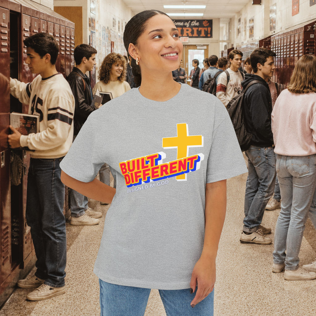 Built Different Oversized Boxy T‑Shirt