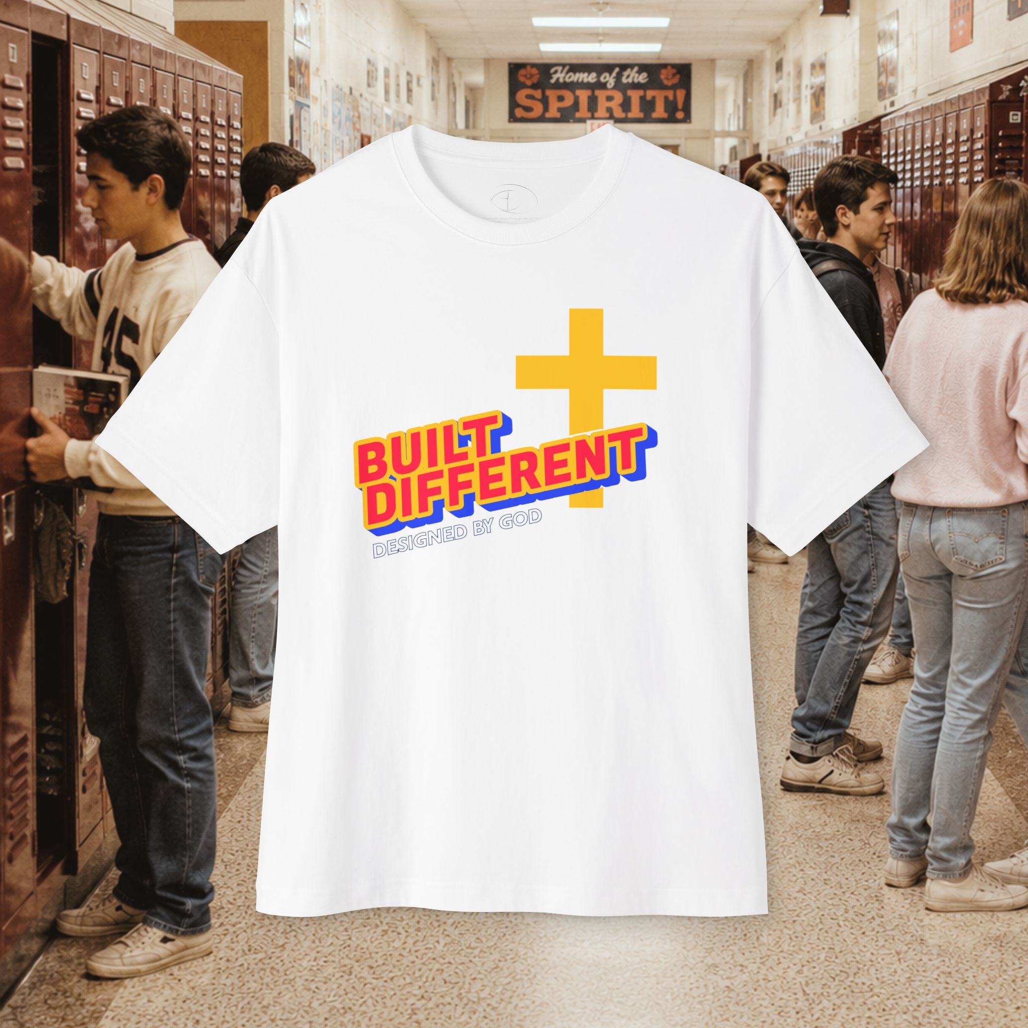 Built Different Oversized Boxy T‑Shirt