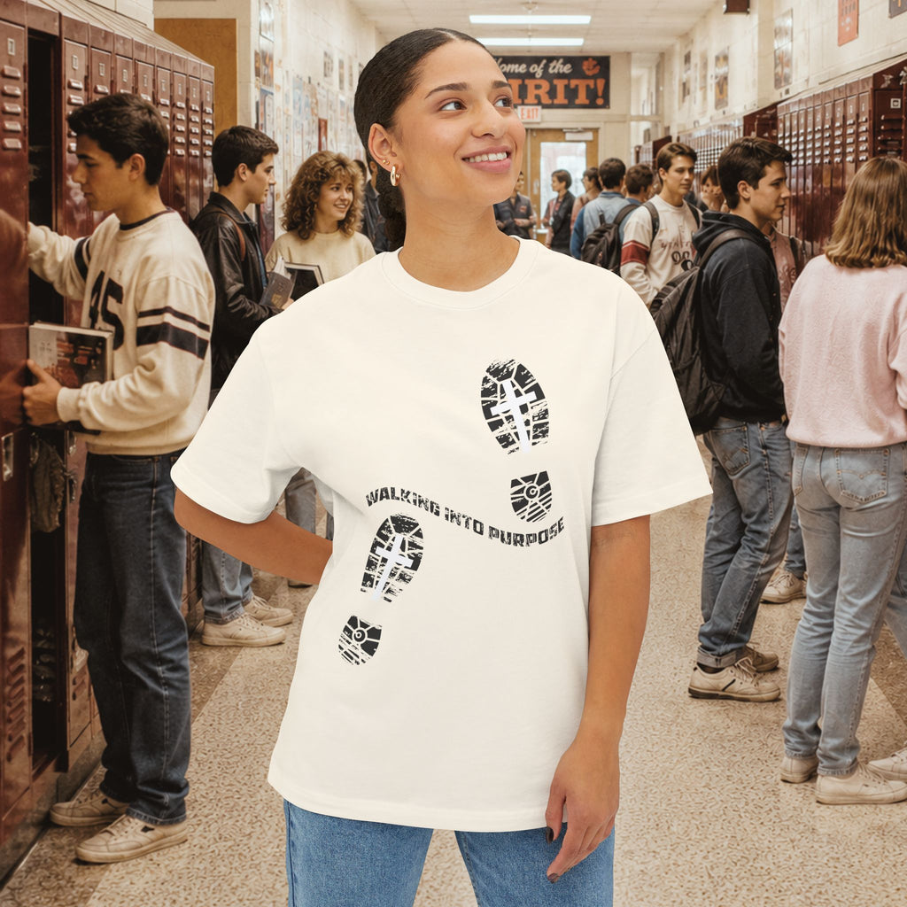 Walk Into Purpose Oversized Boxy T-Shirt