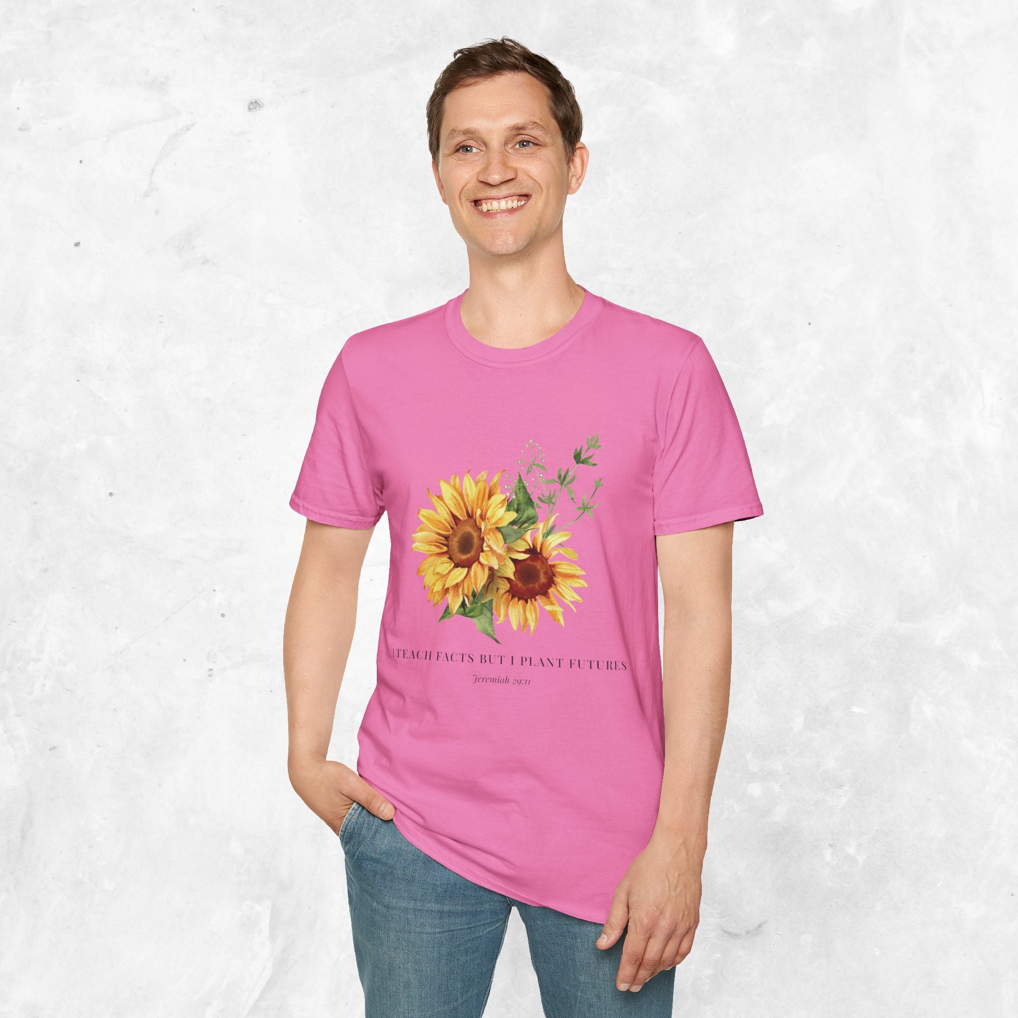 Jeremiah 29:11 T-shirt - Sunflower front