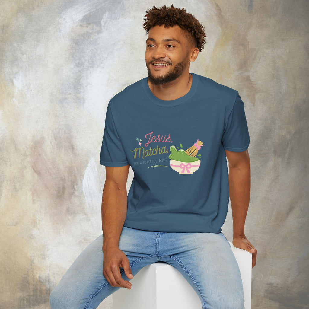 Jesus, Matcha and a peaceful mind T-shirt